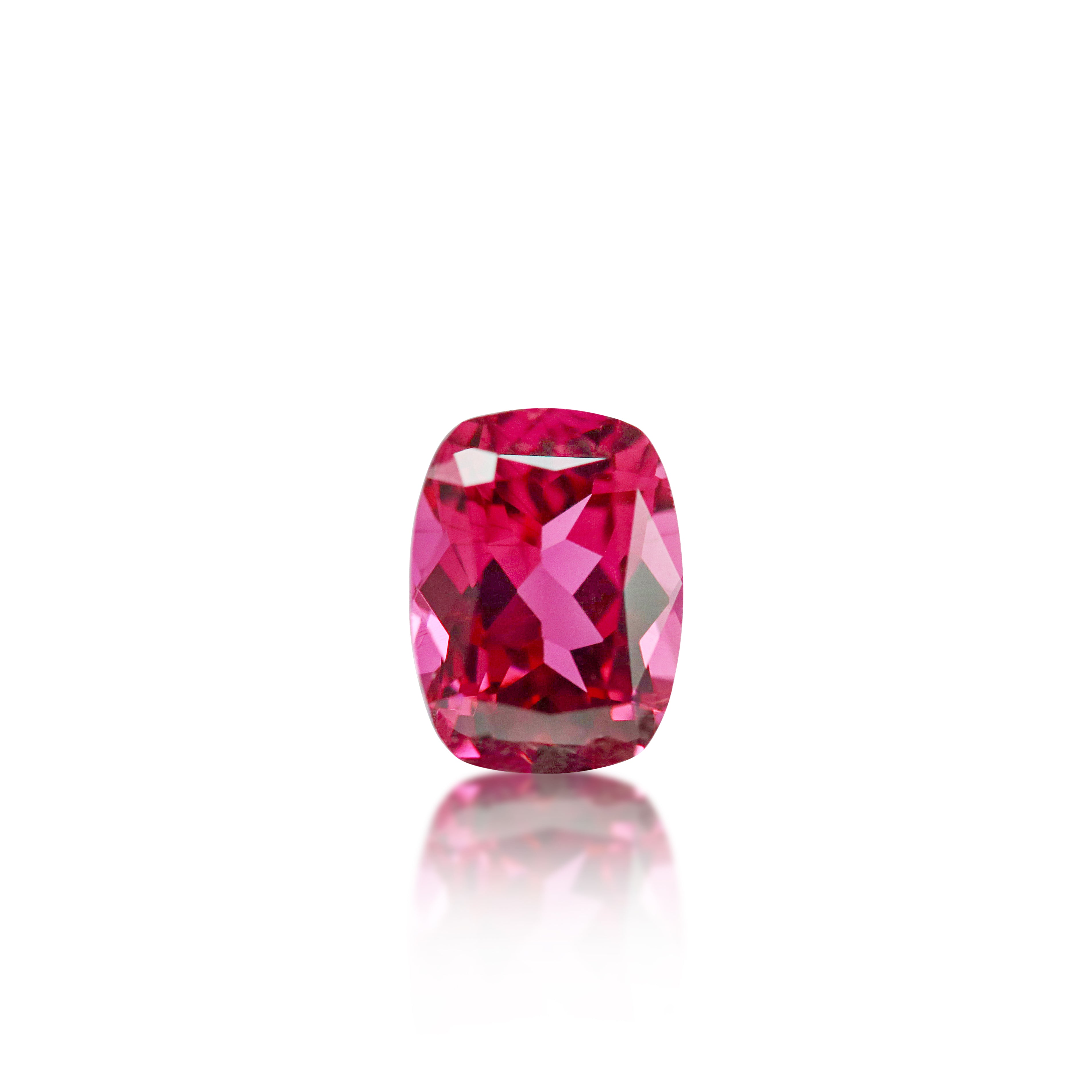 1.52ct Pinkish Red Cushion Cut Tourmaline