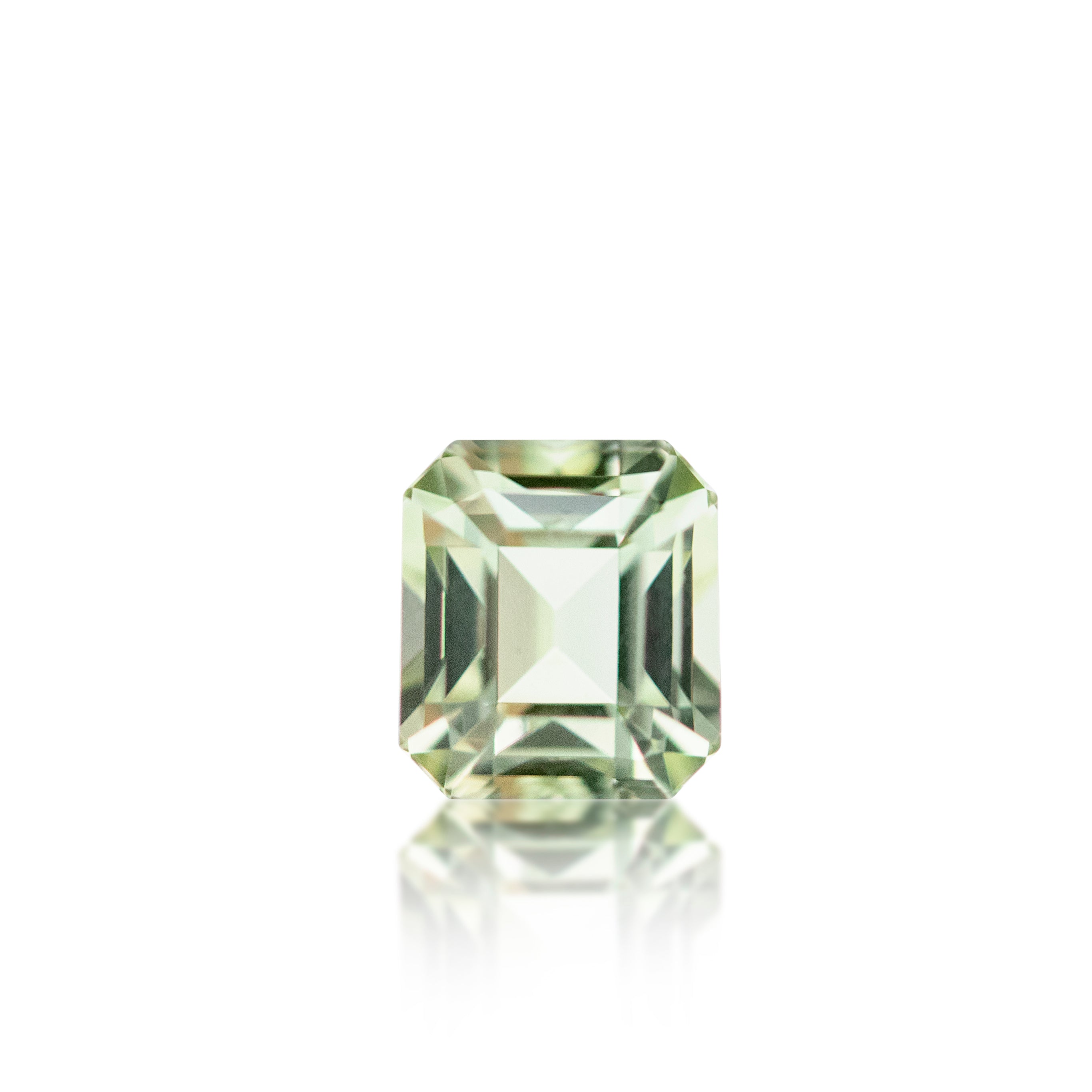 1.58ct Mint Green Emerald cut Tourmaline