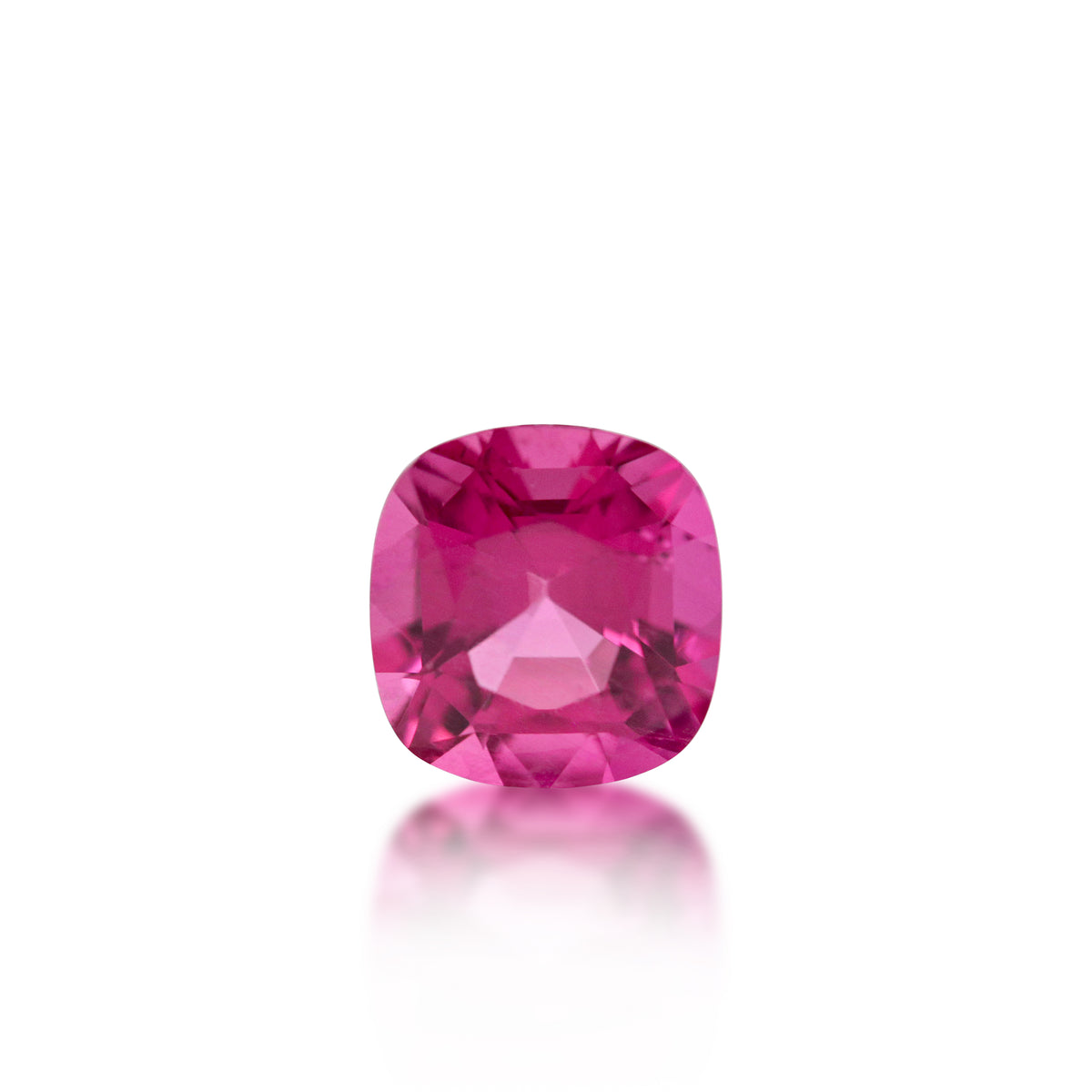 2.12 ct Rubelite Tourmaline Cushion Cut | Loose Stone