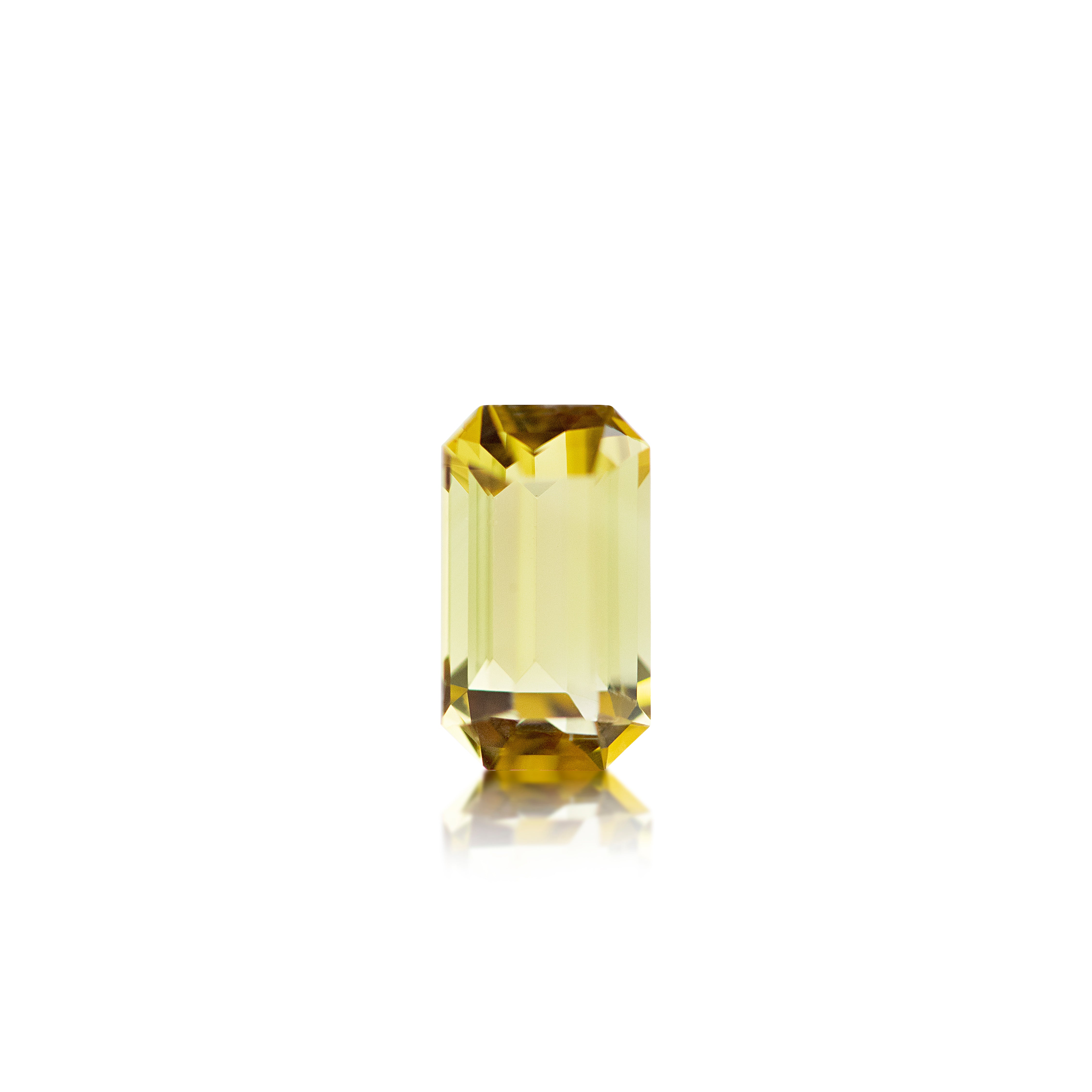 2.20ct Olive Green Emerald cut Tourmaline