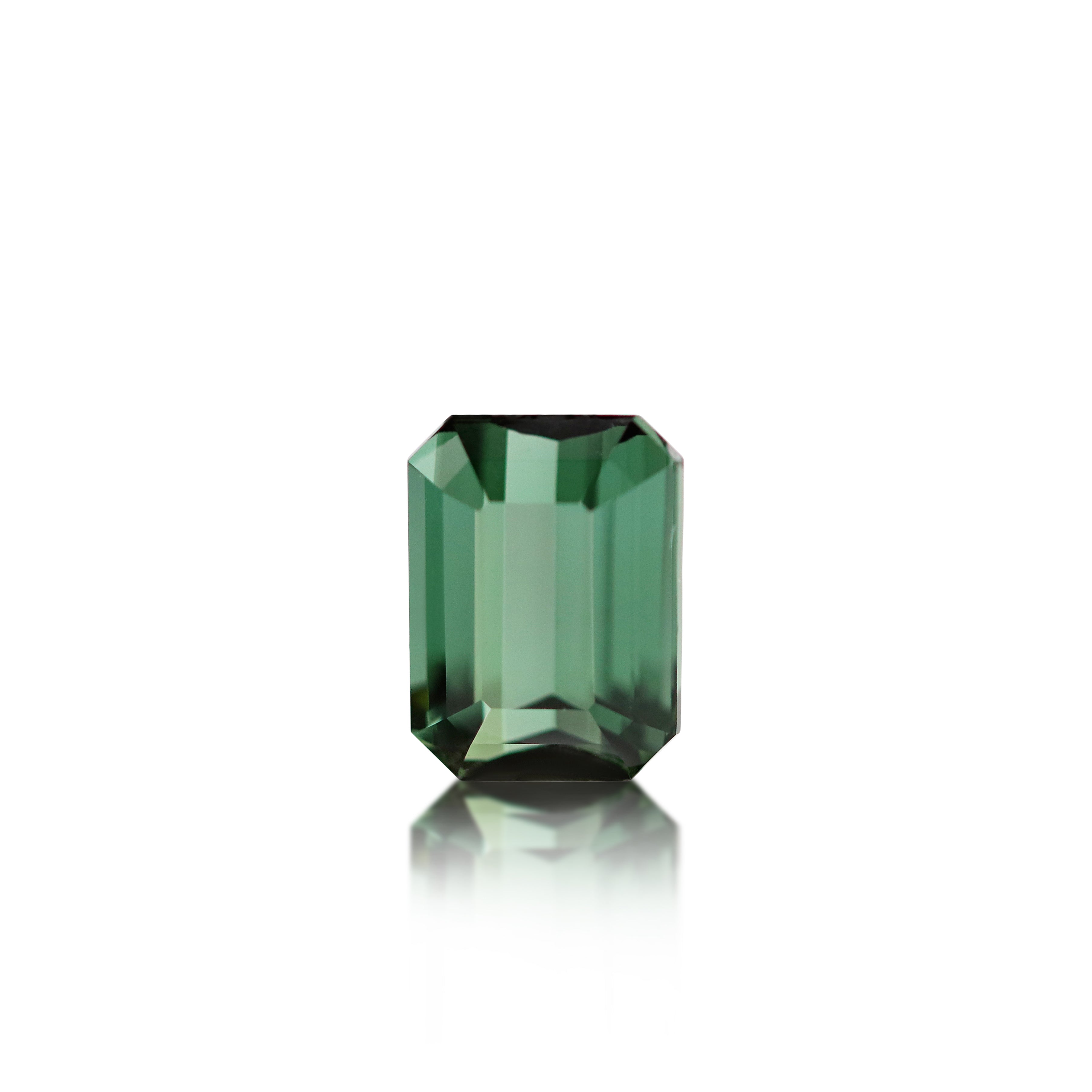 2.36ct Deep Green Emerald cut Tourmaline