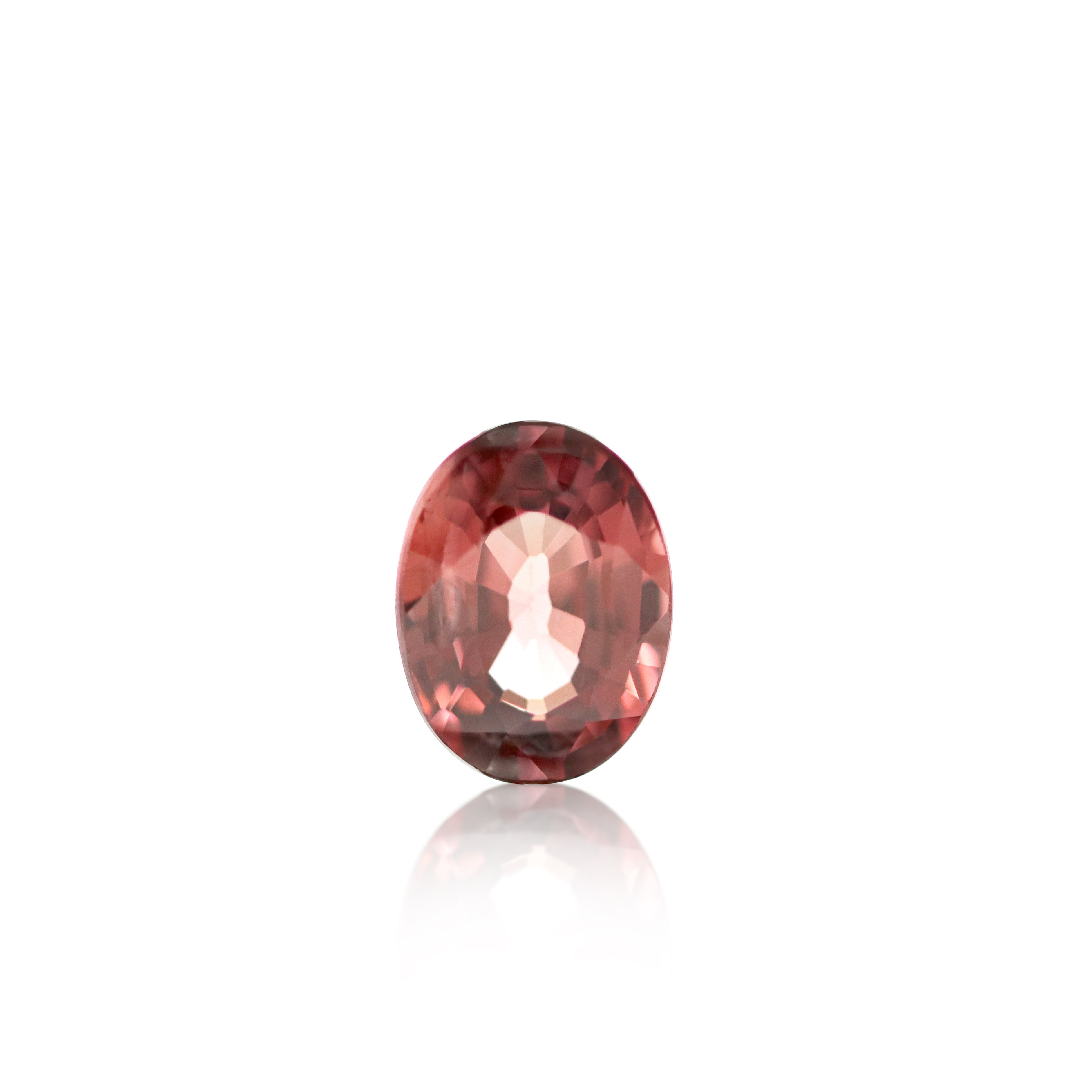 1.67 ct Oval Cut Pinkish Purple Zircon