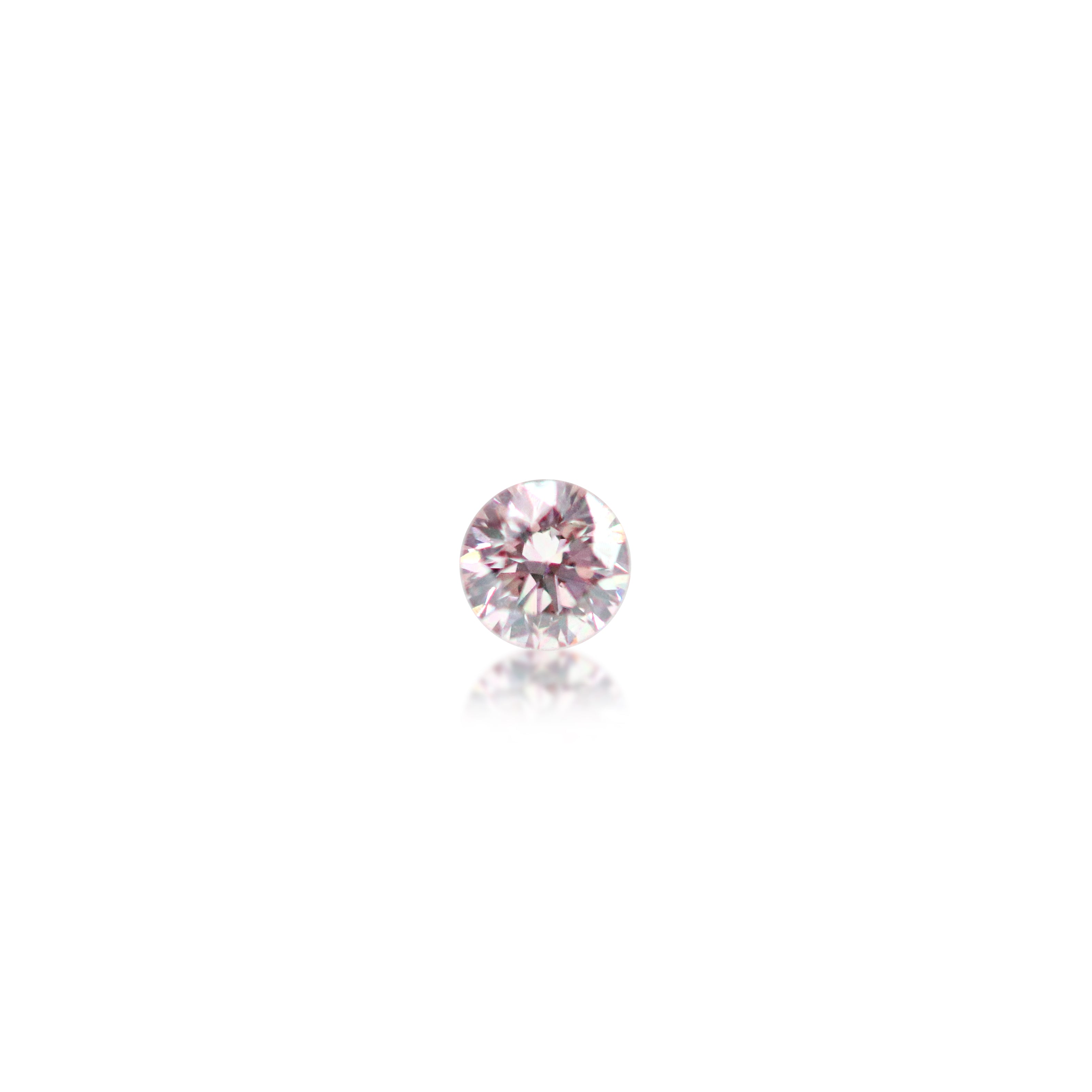 0.06ct Argyle Pink Round Brilliant Cut 7PP