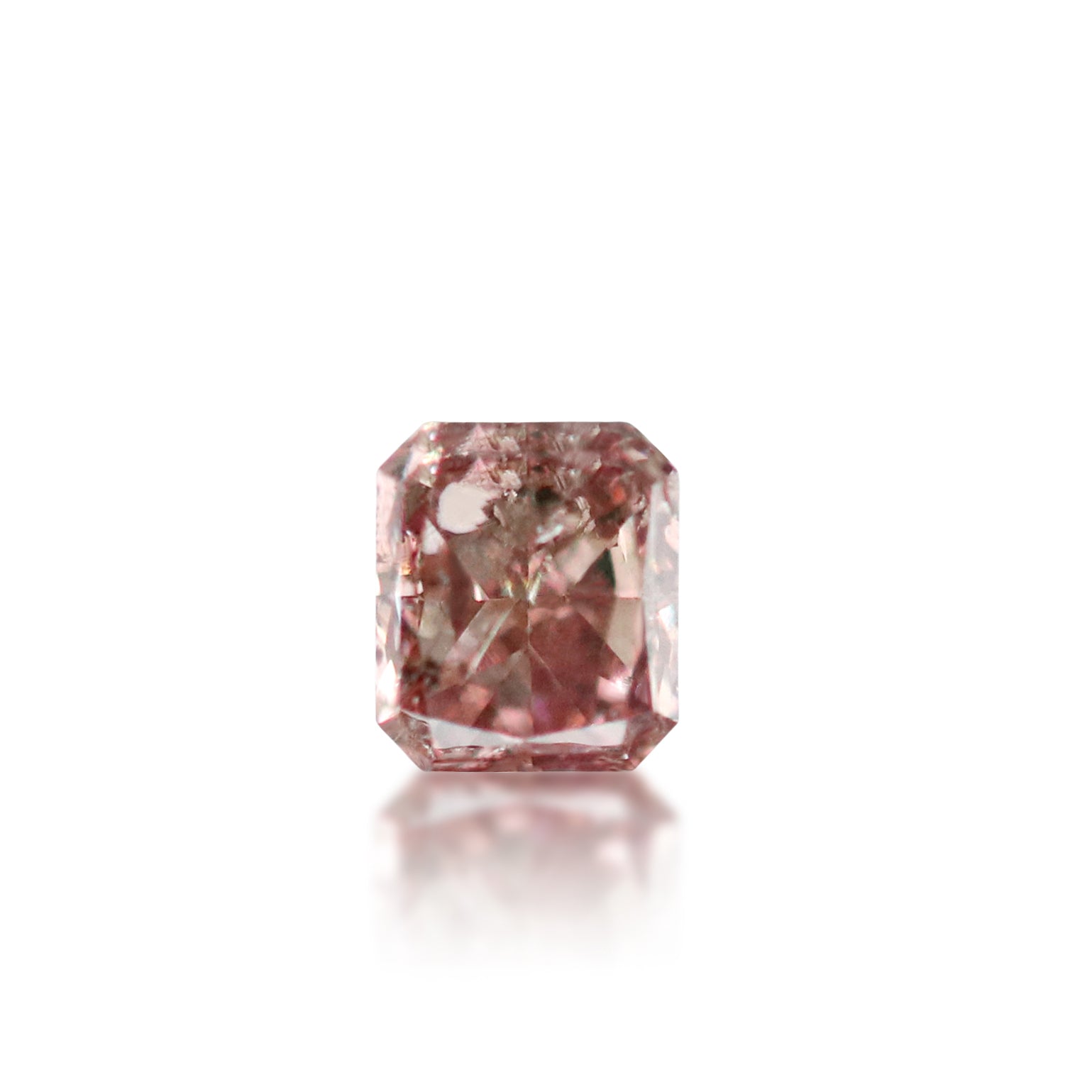 0.16ct Argyle Pinkish Brown Radiant Cut