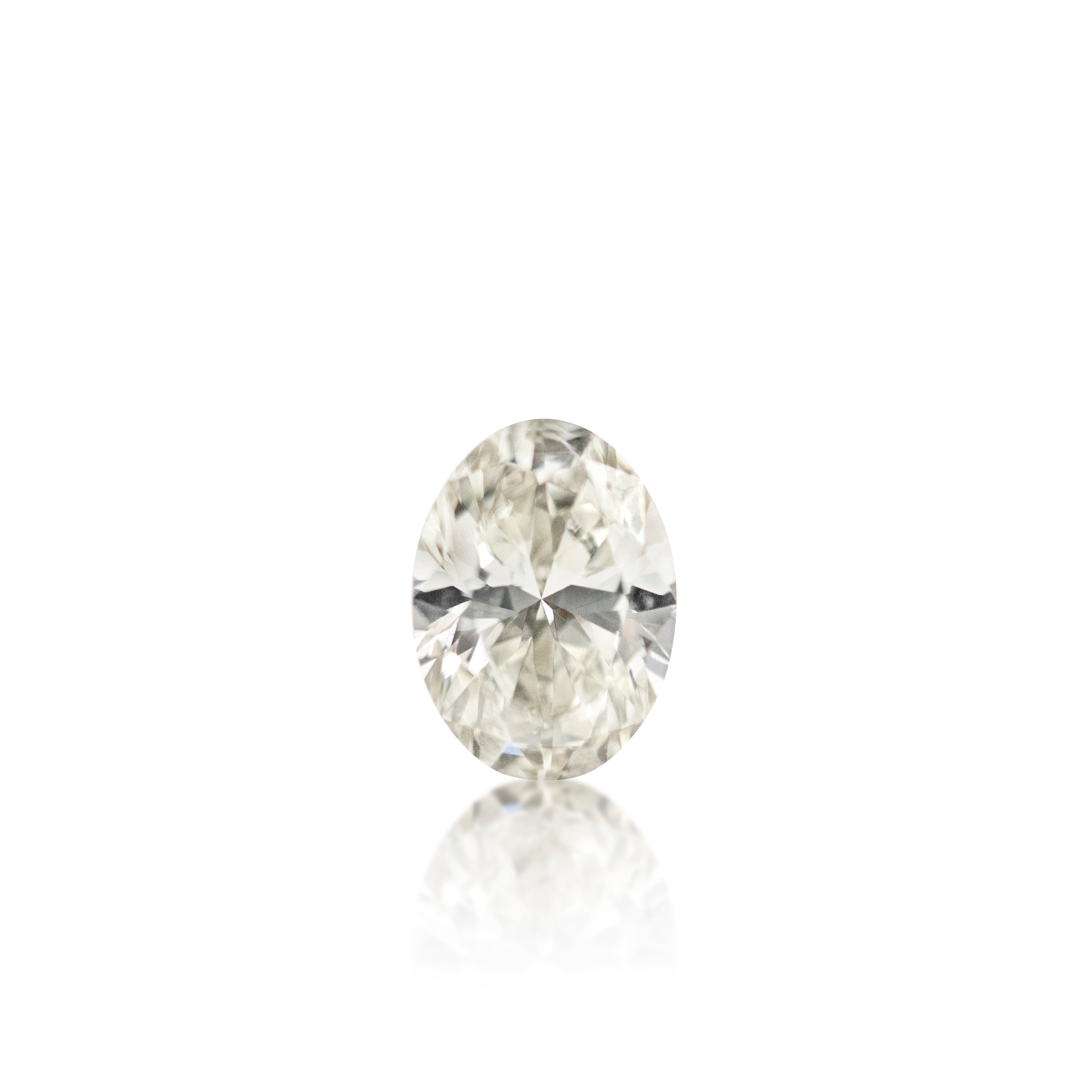0.73ct Argyle Warm White Diamond Oval Cut