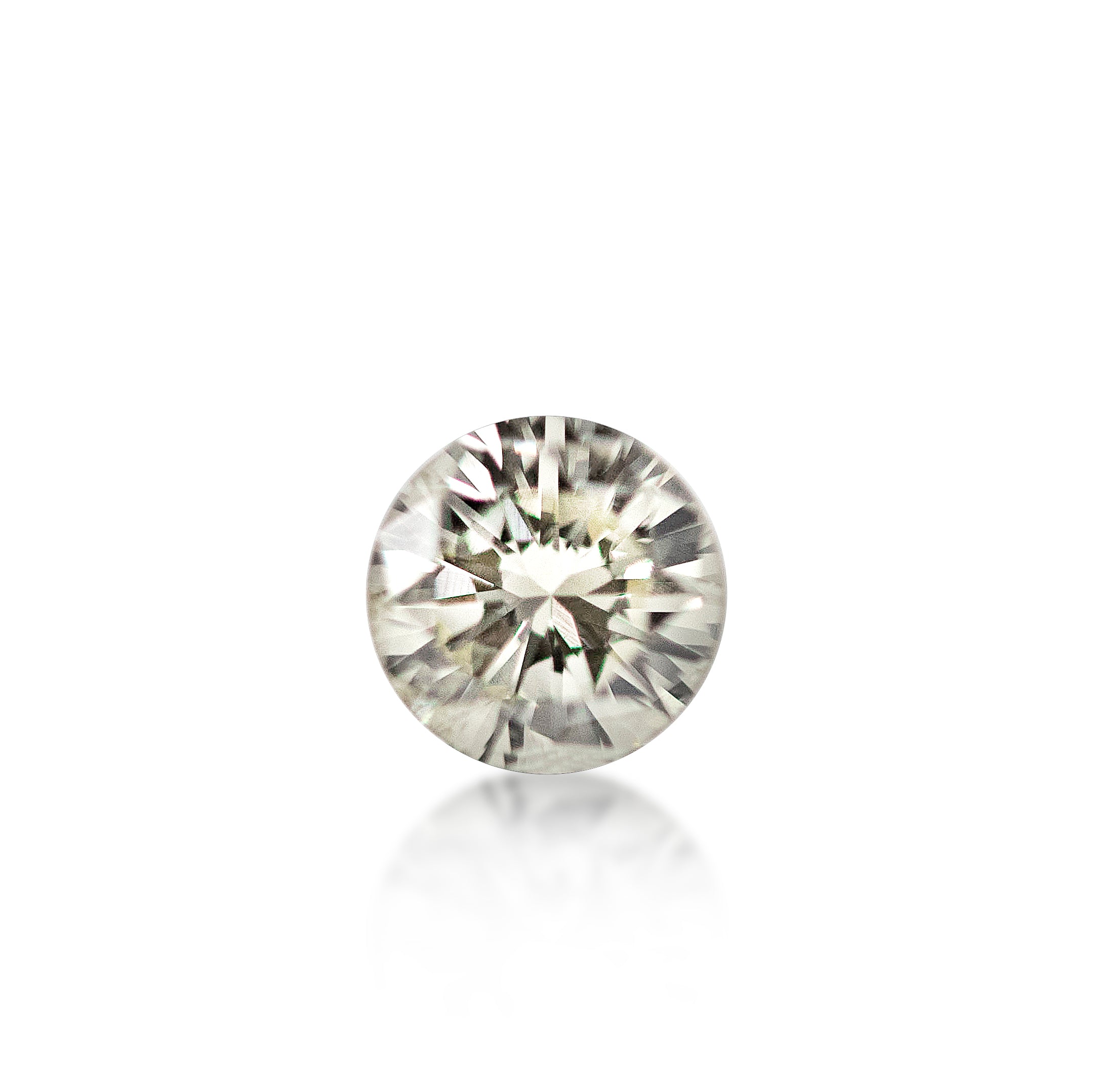 0.21ct Round Brilliant Cut Fancy Light Yellow