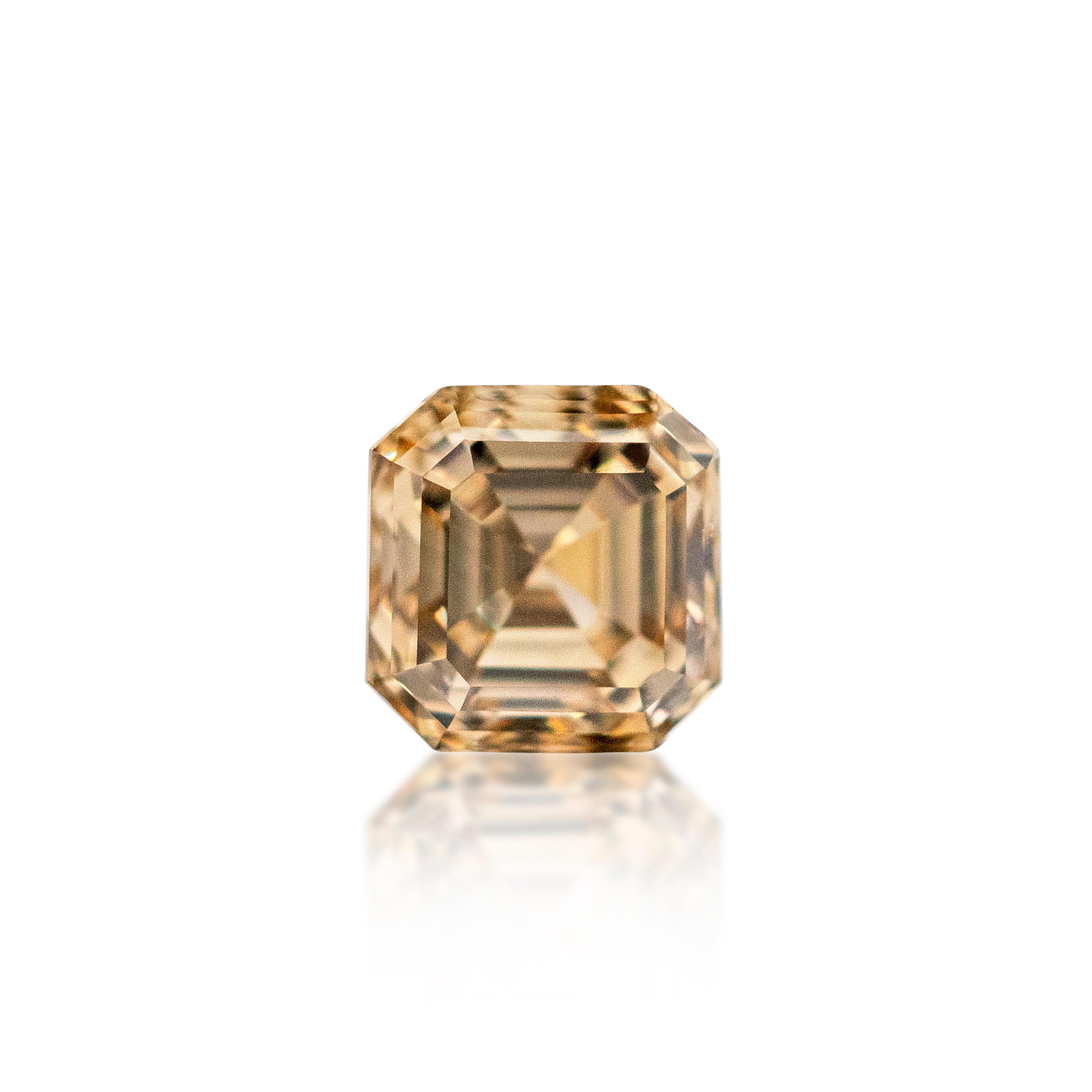 0.47ct Argyle Champagne Asscher Cut C2