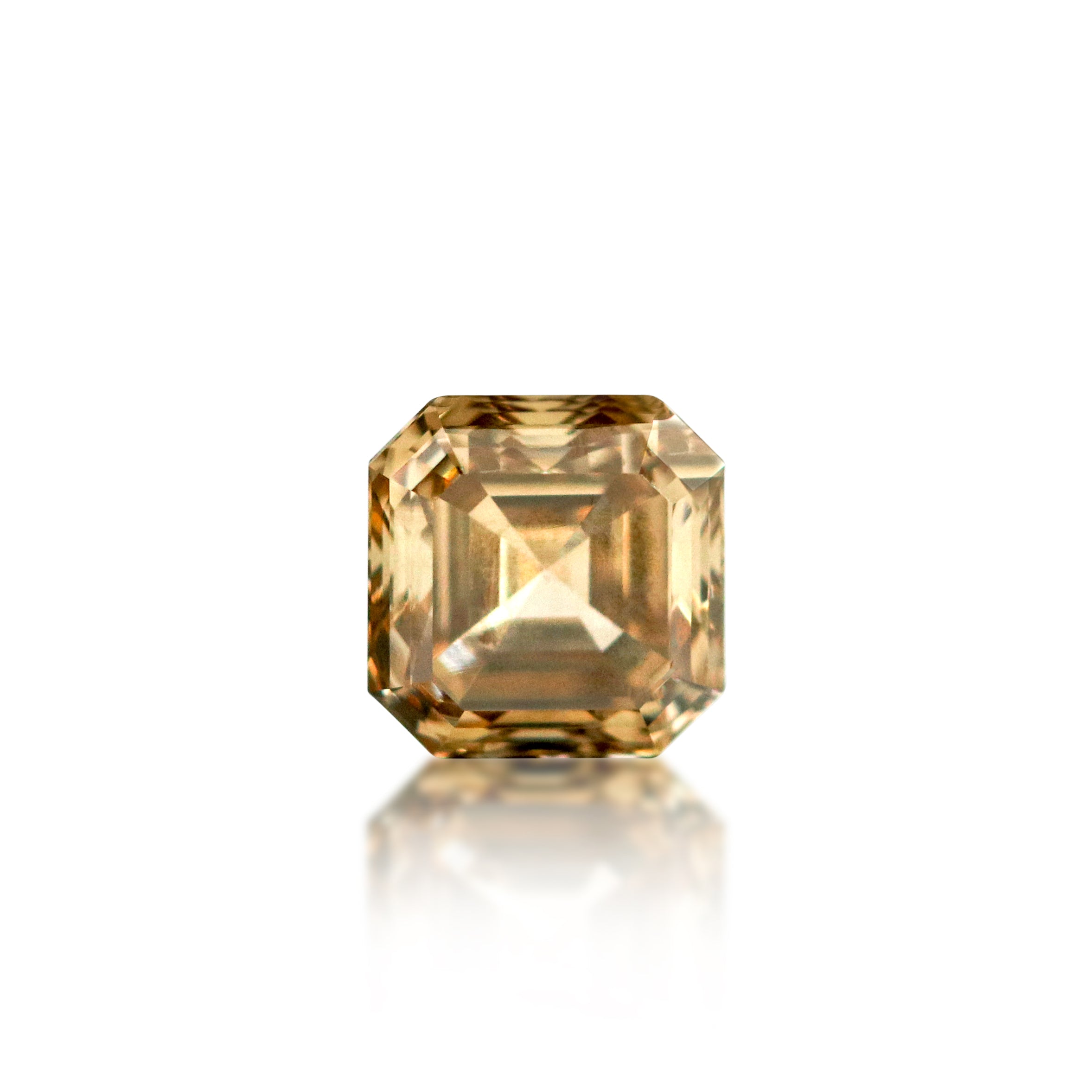 0.49ct Argyle Champagne Asscher Cut C3