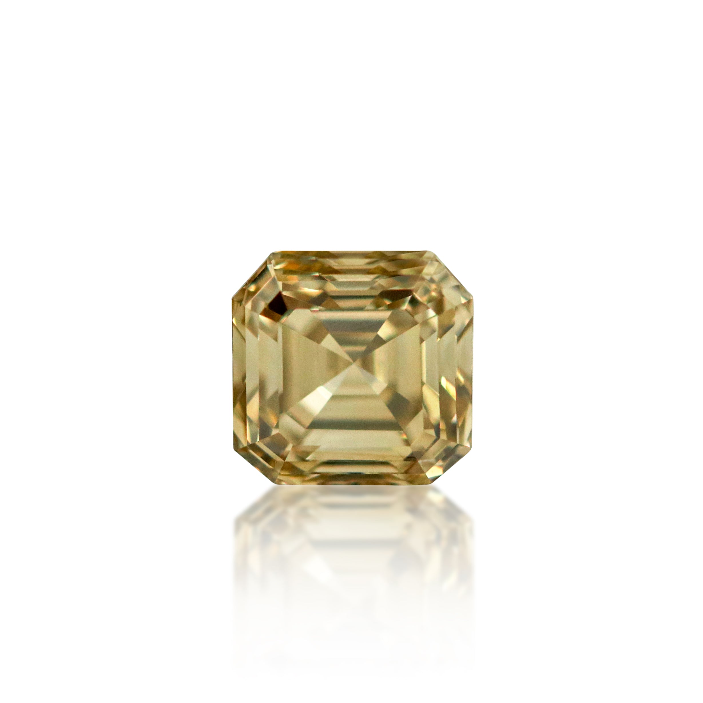 0.51ct Argyle Champagne Asscher Cut C2