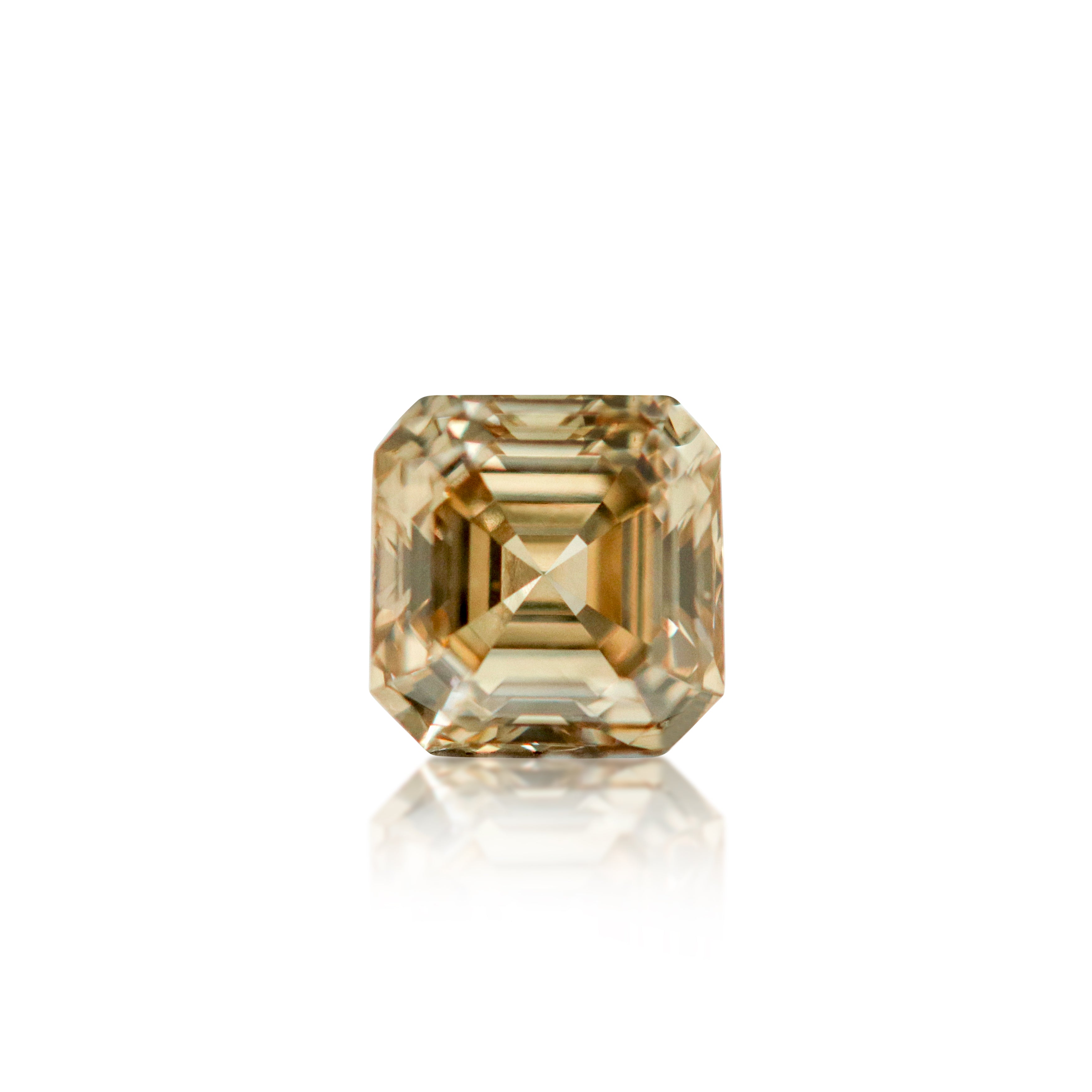 0.52ct Argyle Champagne Asscher Cut C3