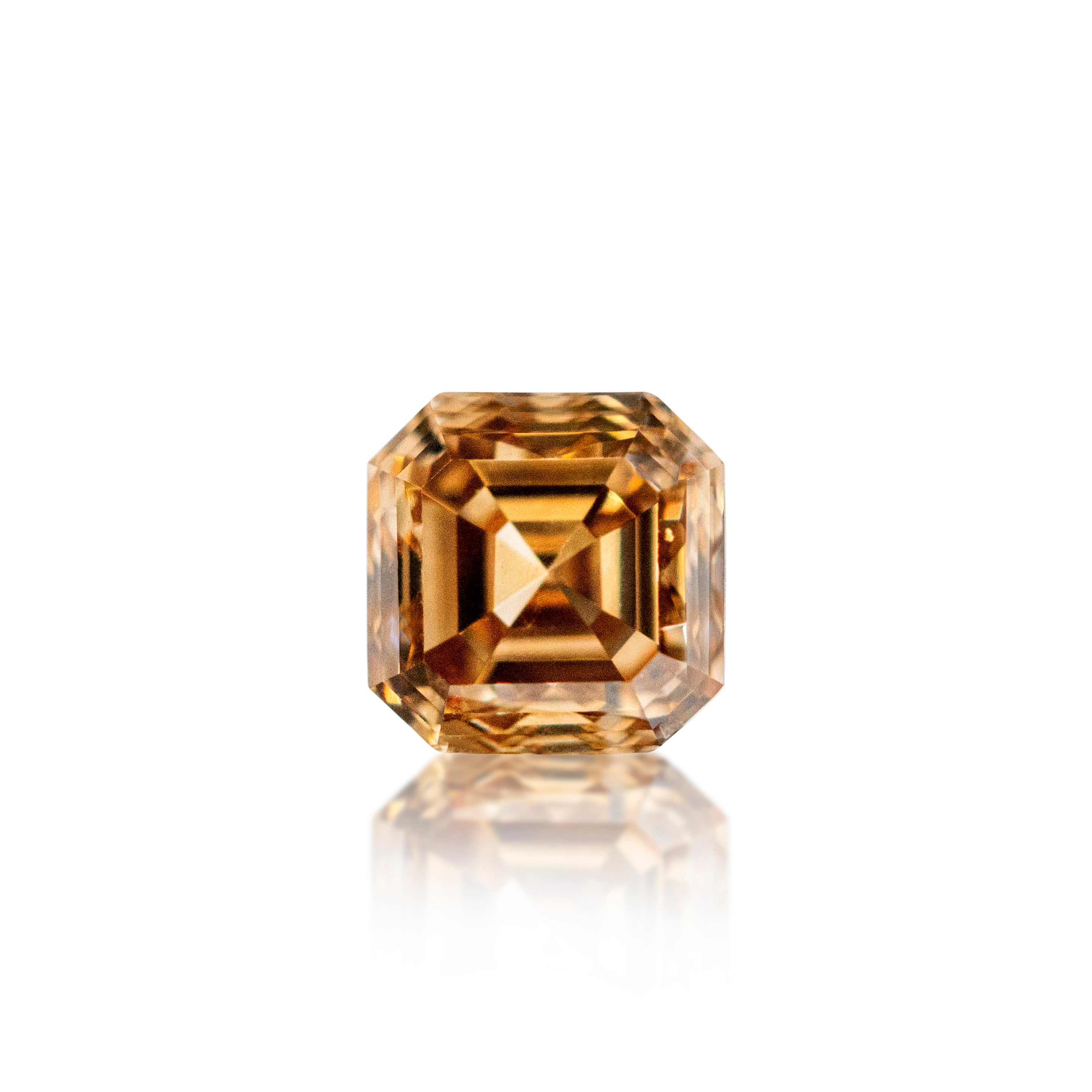 0.53ct Argyle Champagne Asscher Cut C3