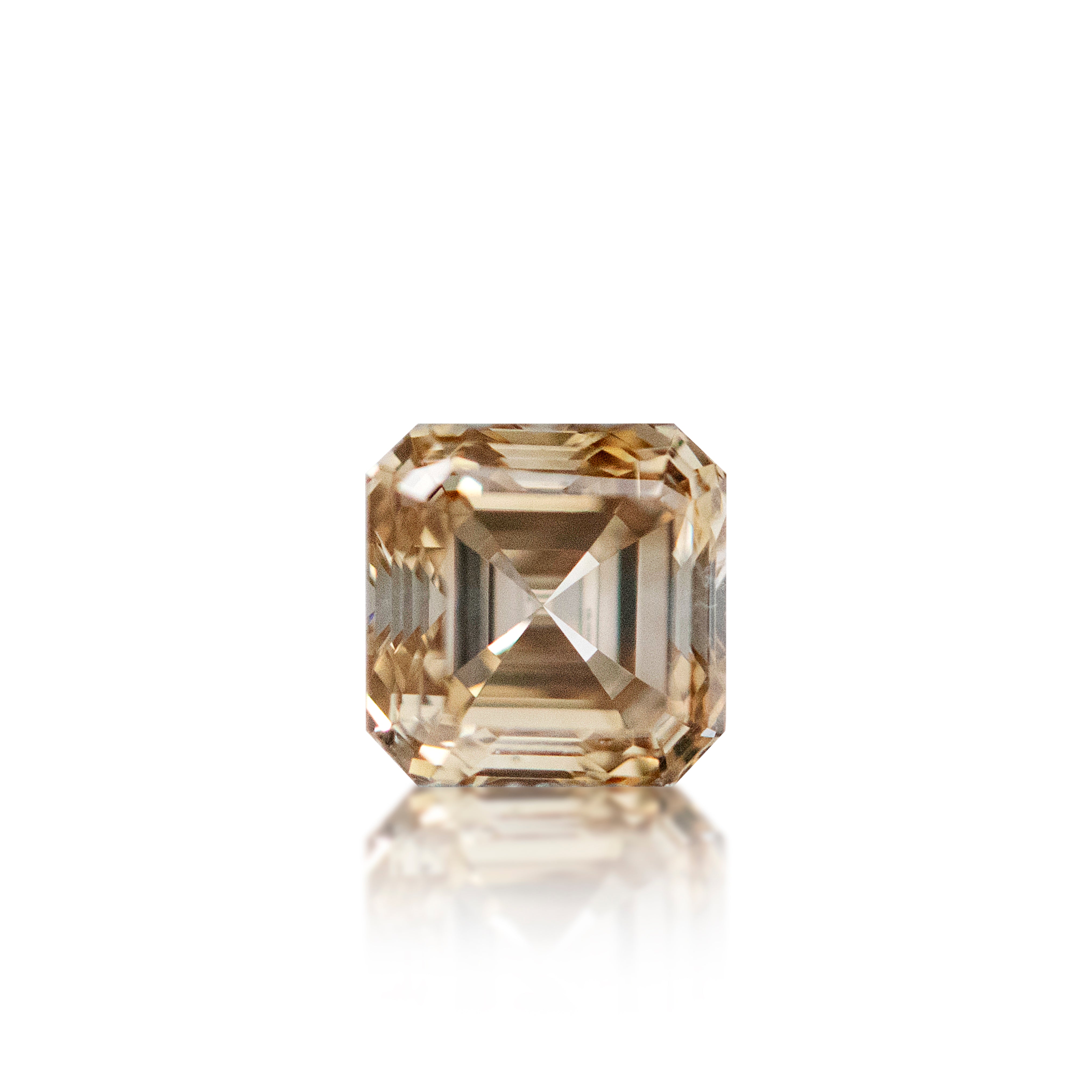 Argyle Australian Champagne Diamond  — 0.61 ct Asscher | C2 - Light Champagne
