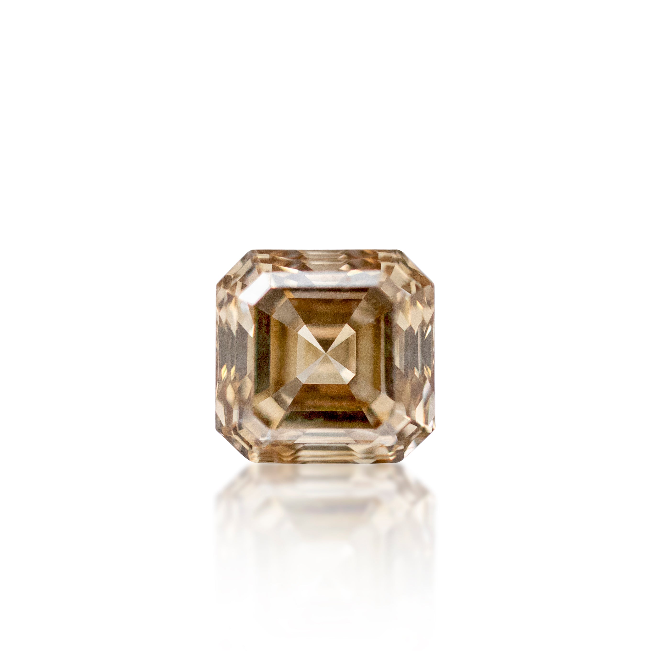 1.02 ct Argyle Champagne Asscher Cut C3