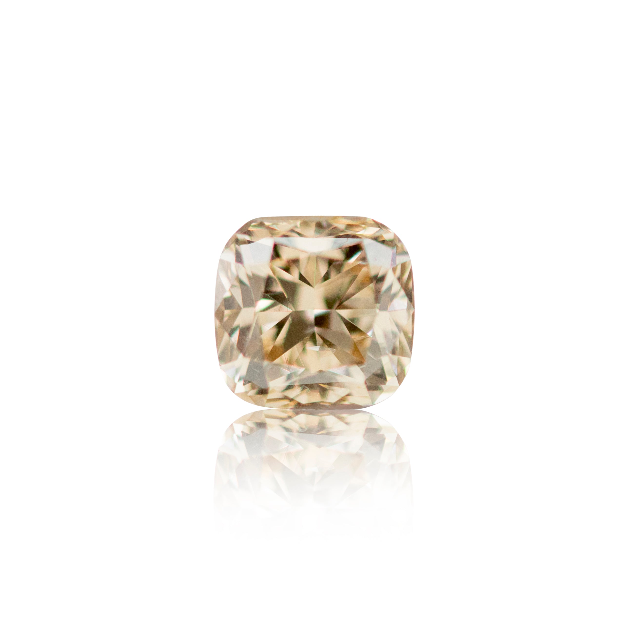 0.38ct Argyle Champagne Cushion Cut C1