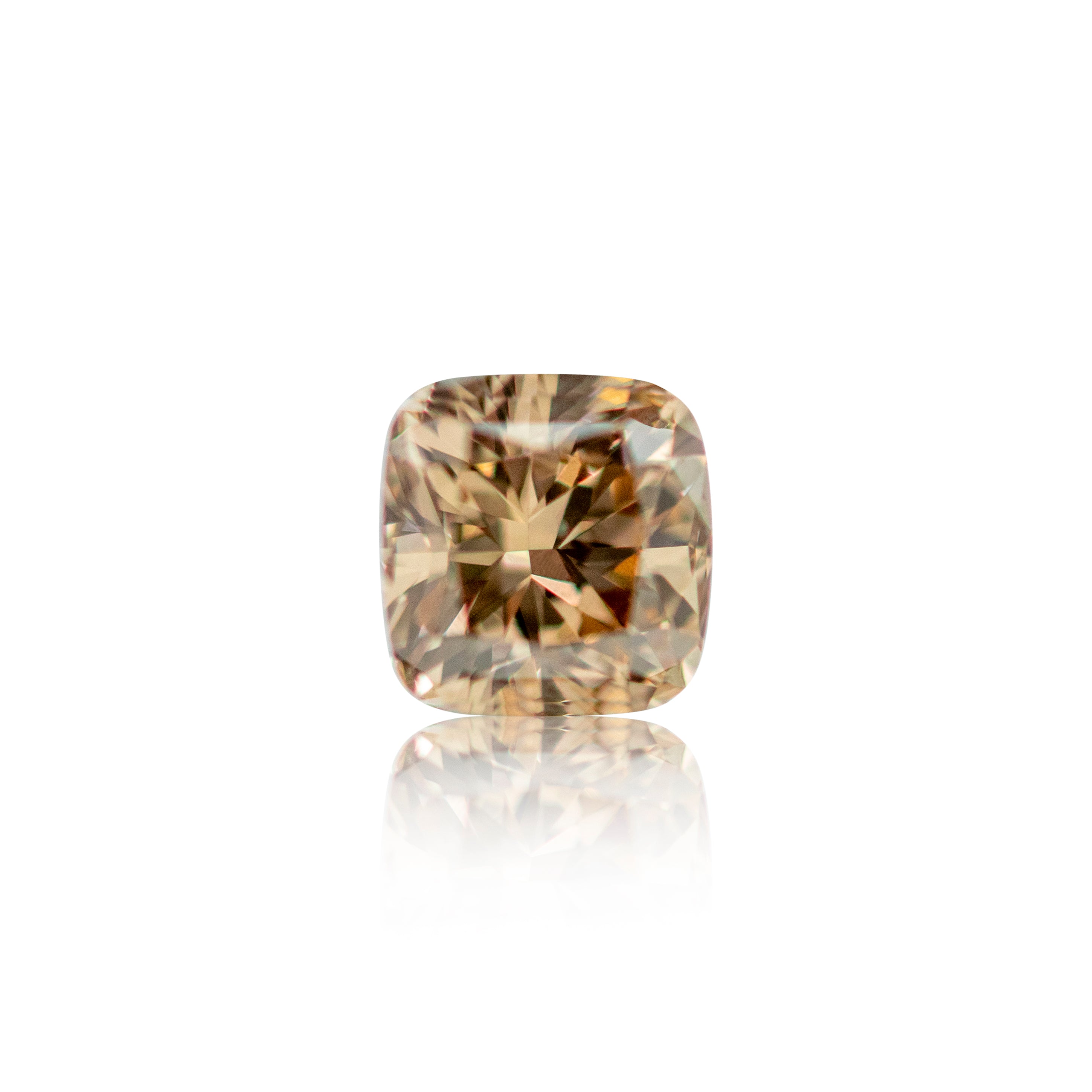 0.38ct Argyle Champagne Cushion Cut C2