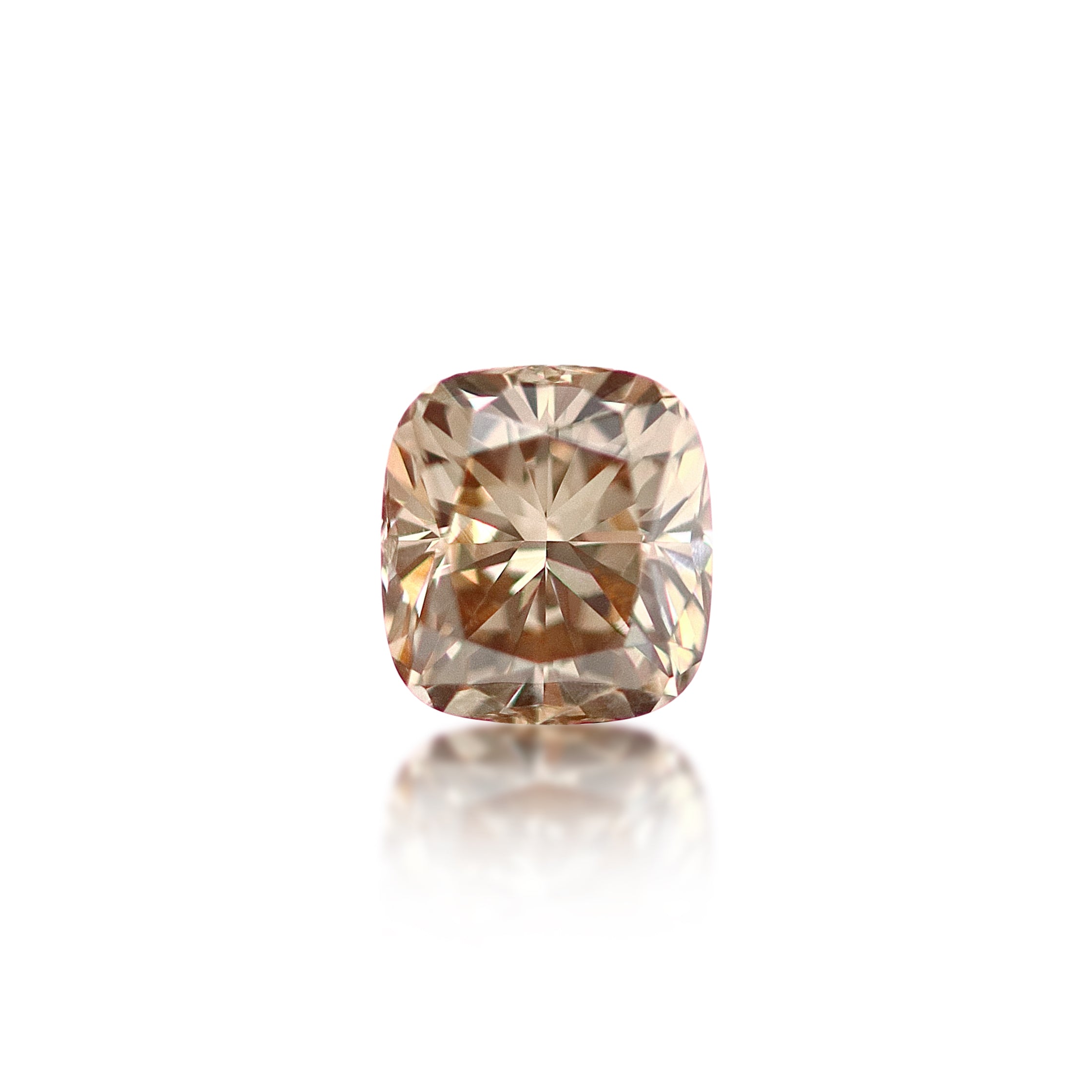 0.42ct Argyle Champagne Cushion Cut C2
