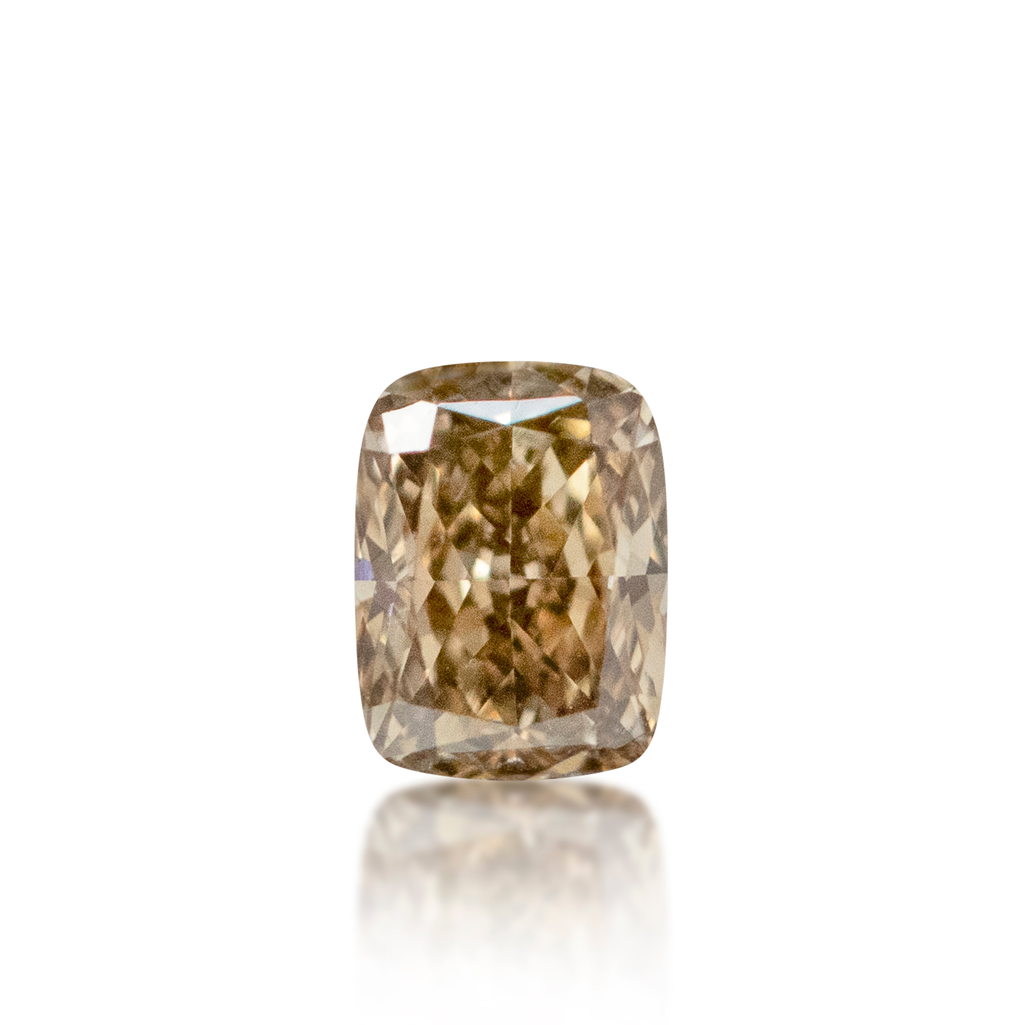 Argyle Australian Champagne Diamond — 0.61 ct Cushion | C4 Med Champagne