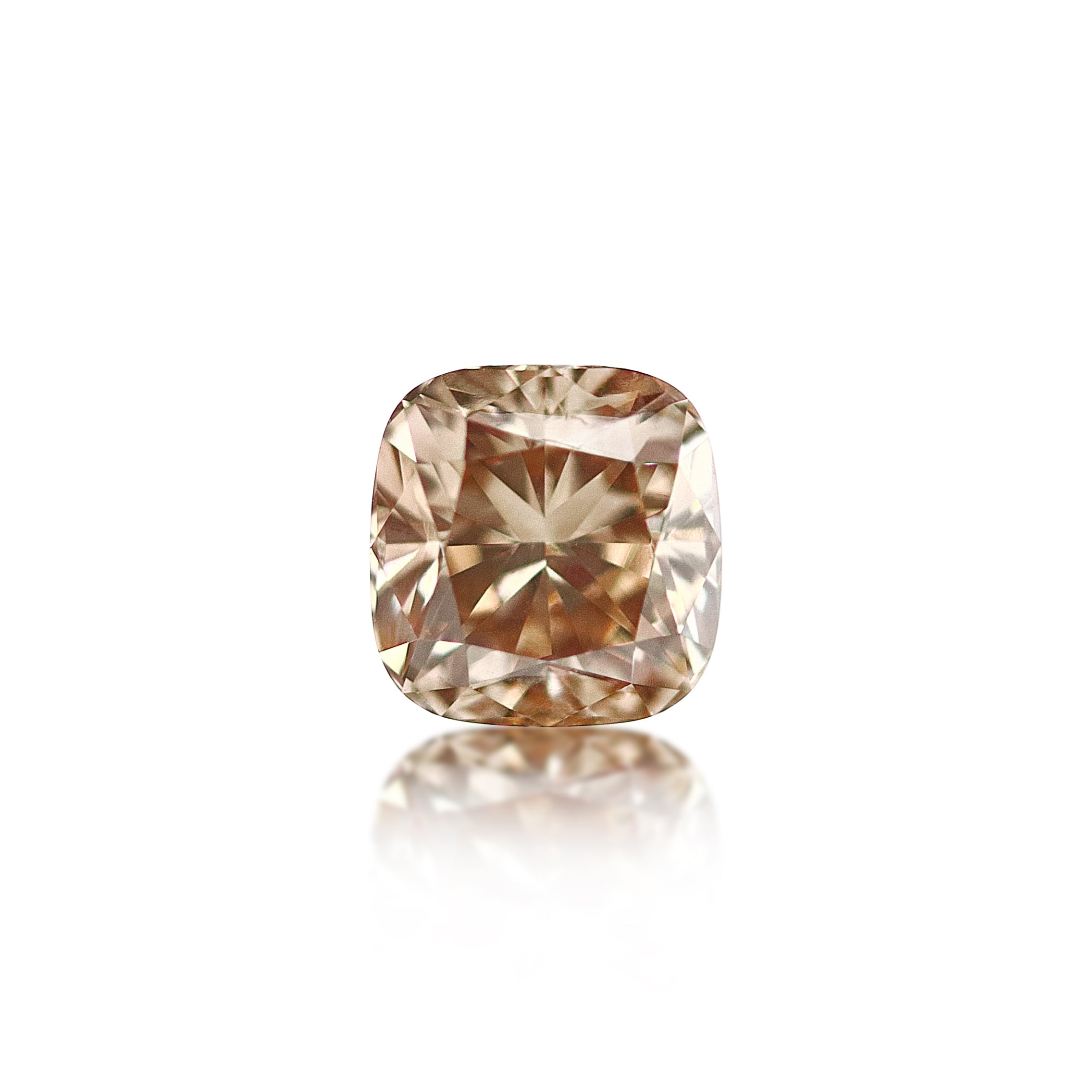 0.66ct Argyle Champagne Cushion Cut C3