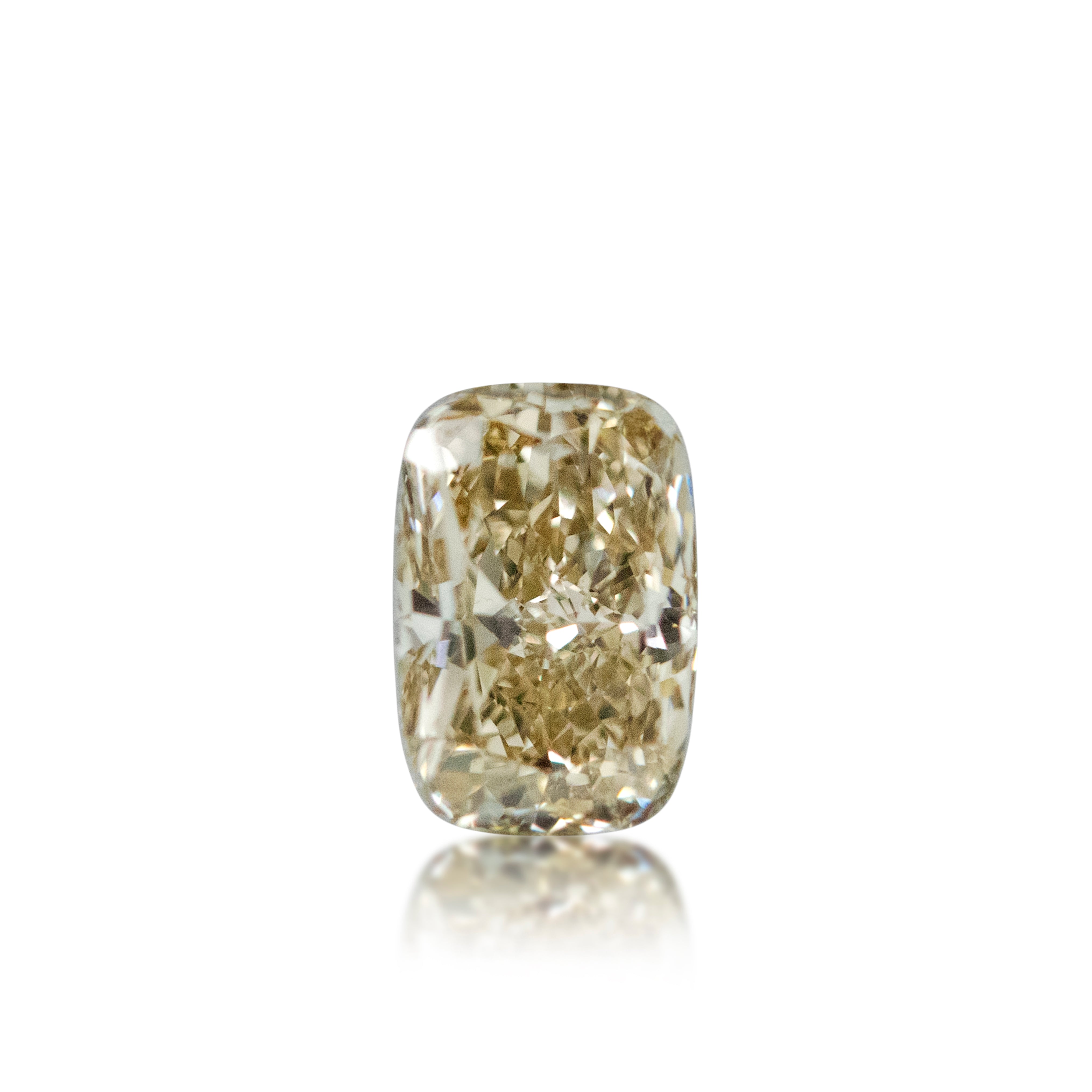 Argyle Australian Champagne Diamond — 0.90 ct Cushion Cut | C1 Light Champagne