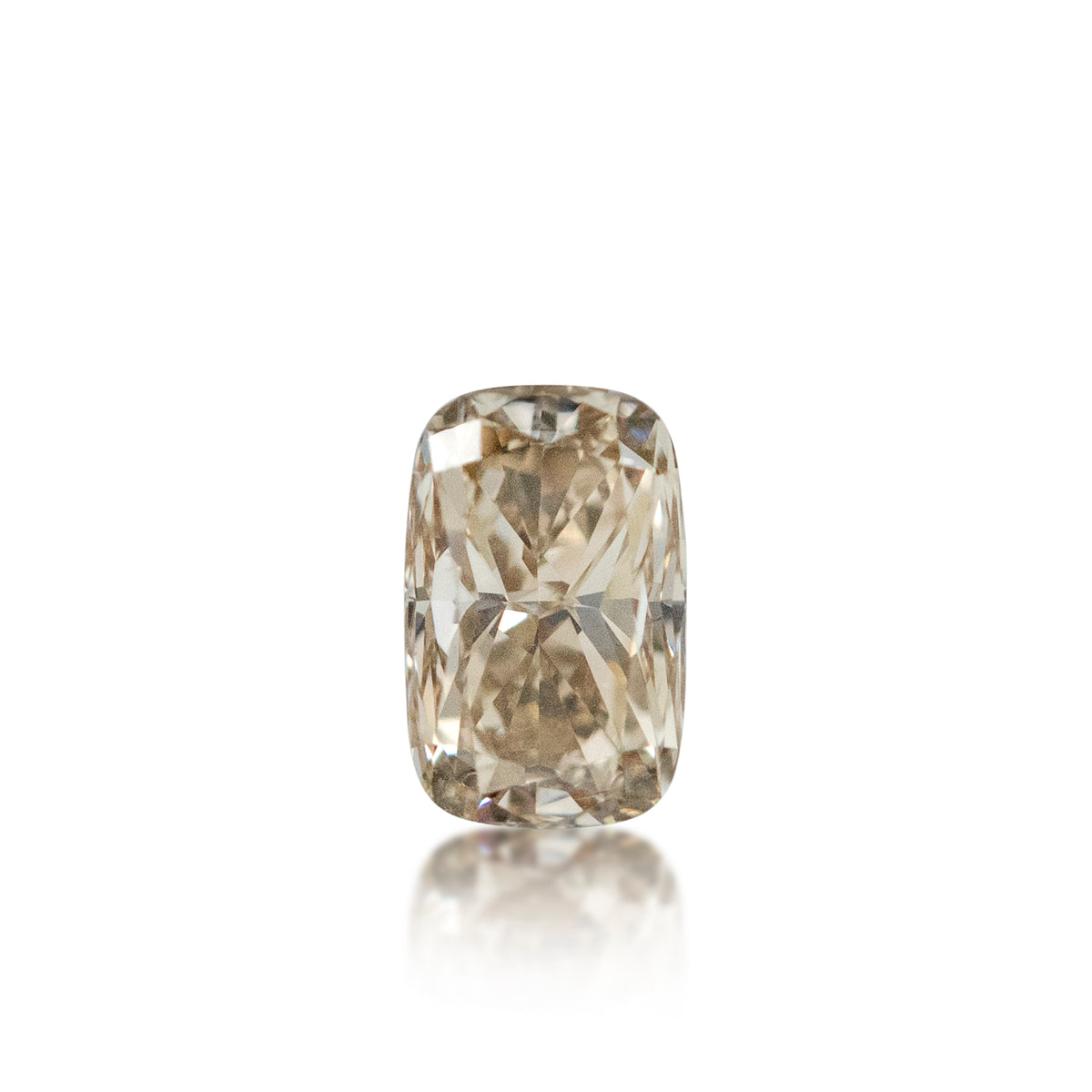 Argyle Australian Champagne Diamond — 1.00 ct Cushion Cut | C2 Light Champagne