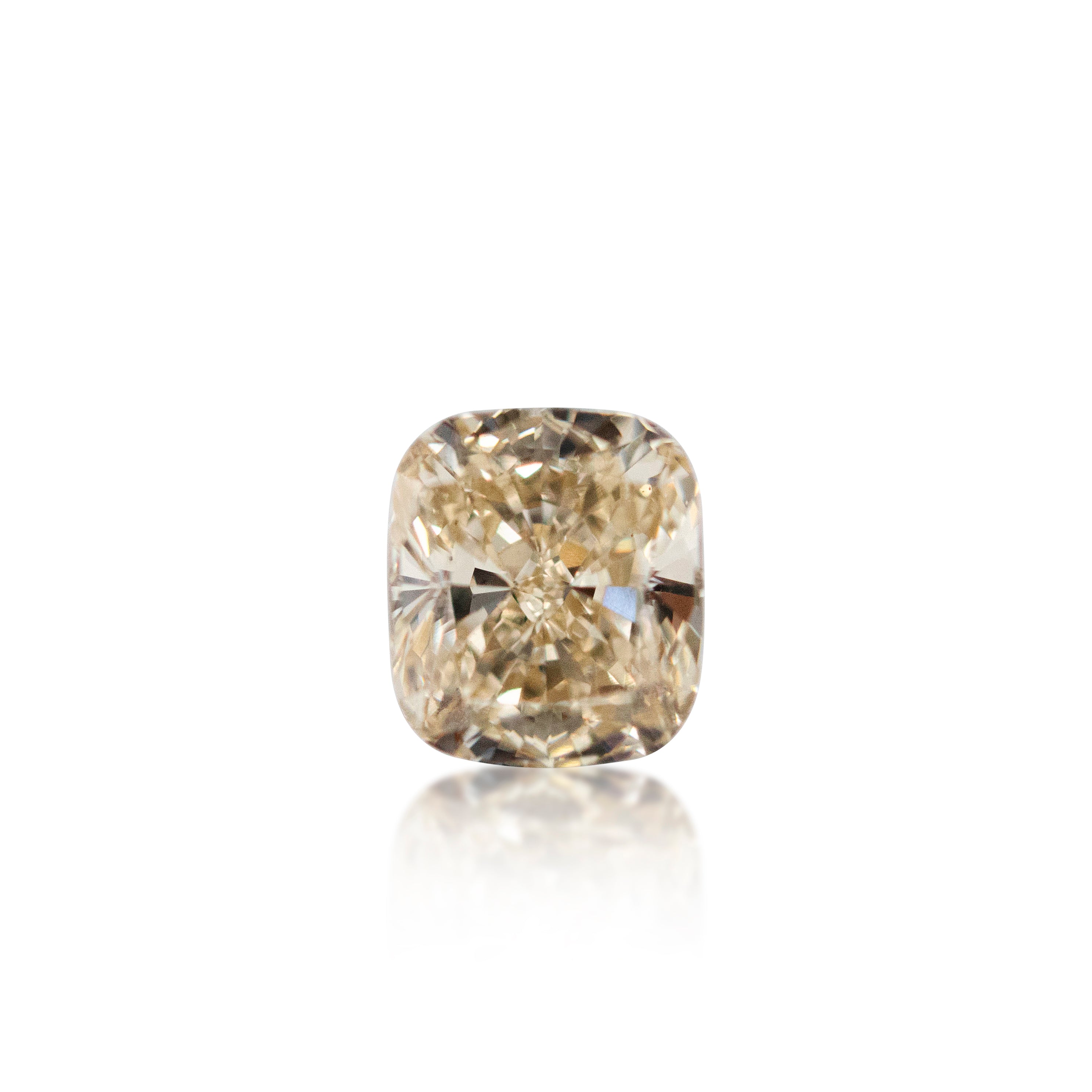 1.00ct Argyle Champagne Cushion Cut C2