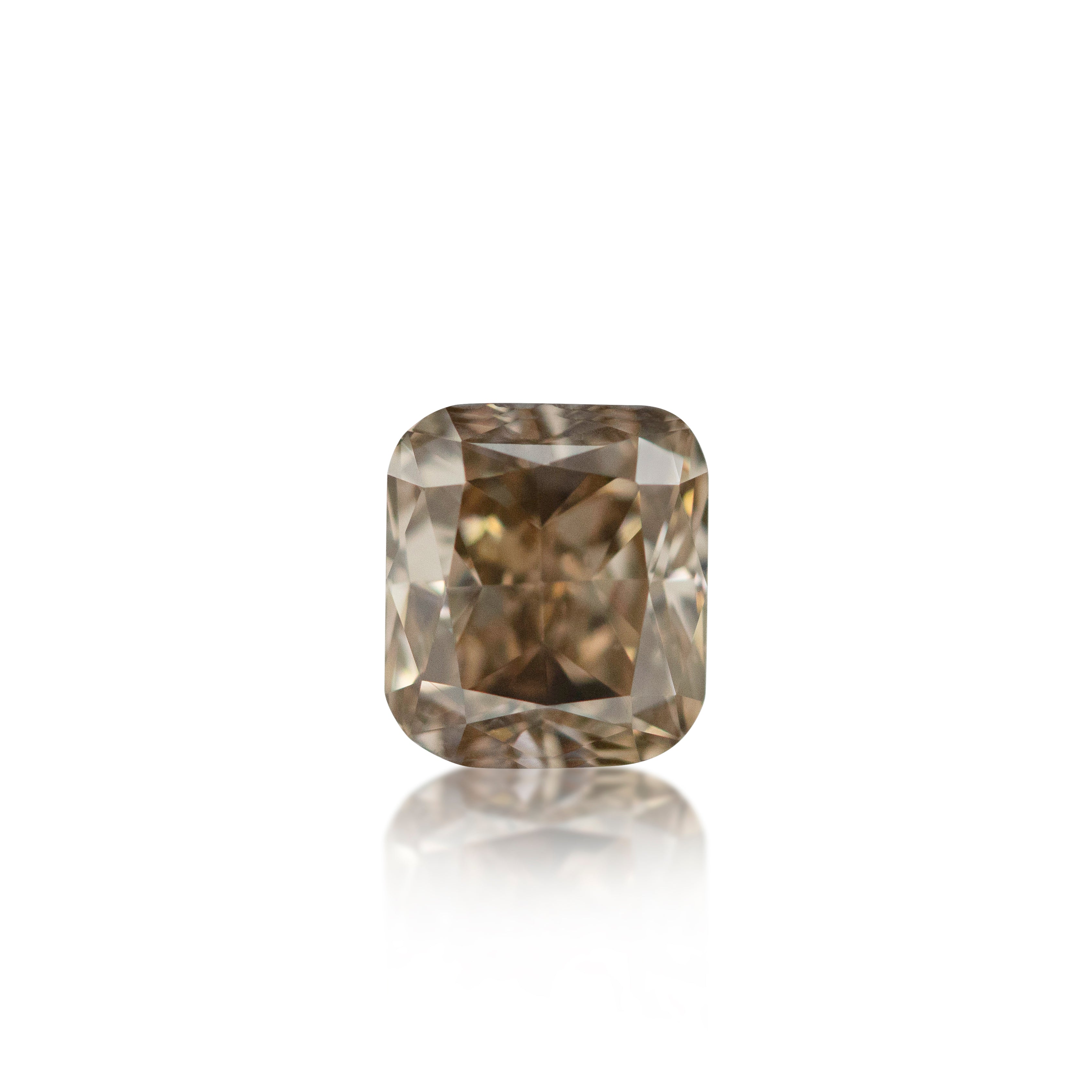 1.03ct Argyle Champagne Cushion Cut C4