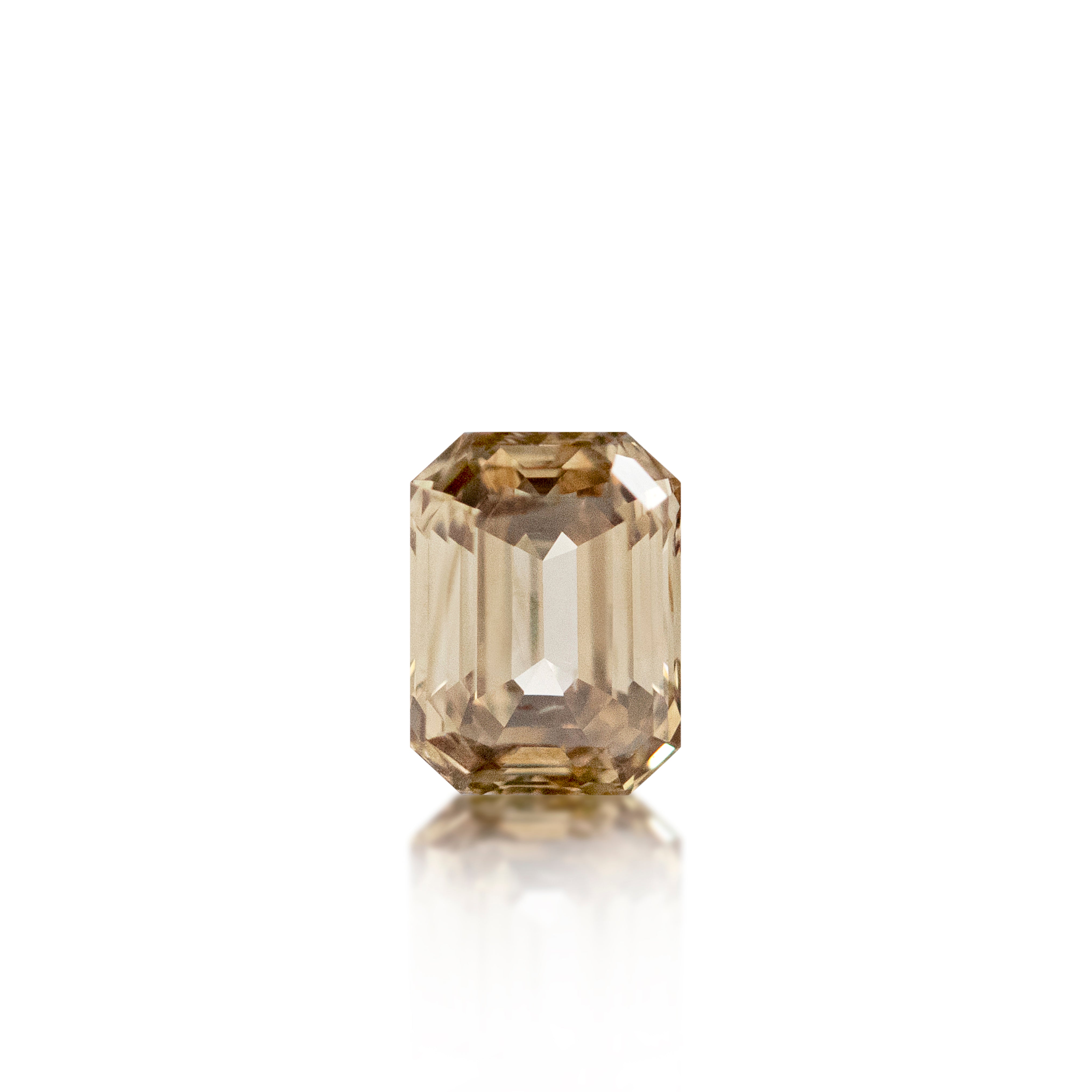 Argyle Australian Champagne Diamond — 0.46 ct Emerald | C2 - Light Champagne