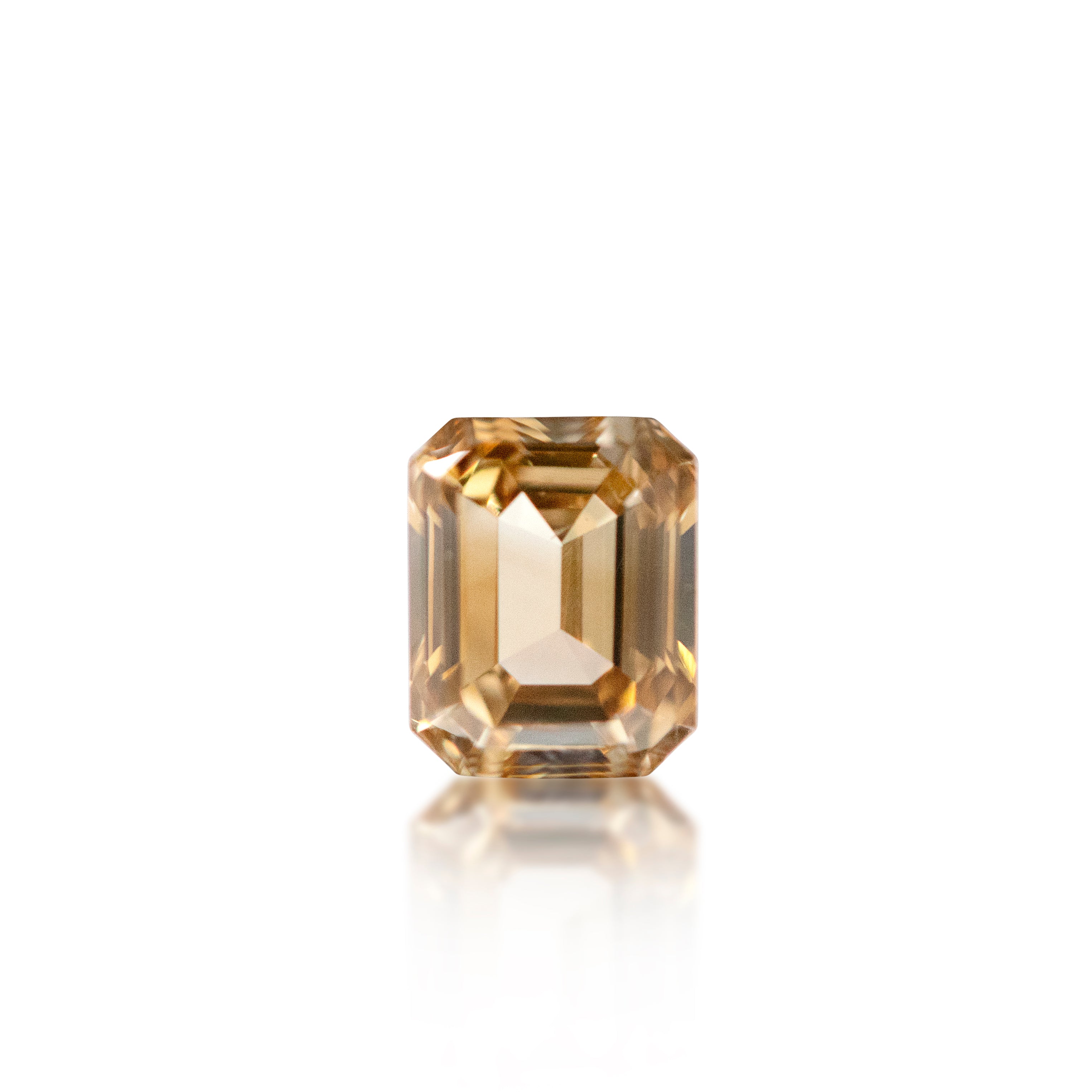 0.50ct Argyle Champagne Emerald Cut C5