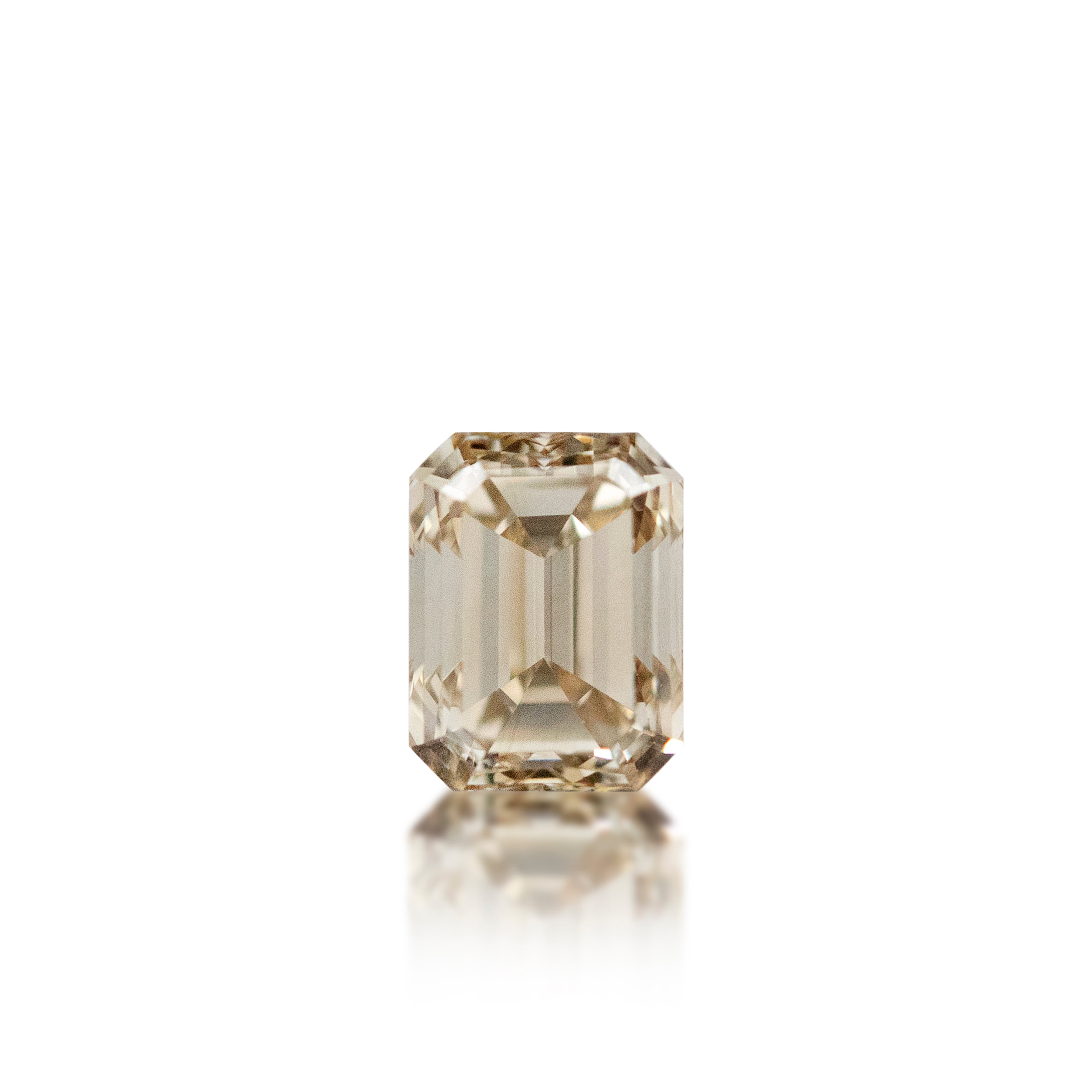 Argyle Australian Champagne Diamond — 0.58 ct Emerald | C2 - Light Champagne