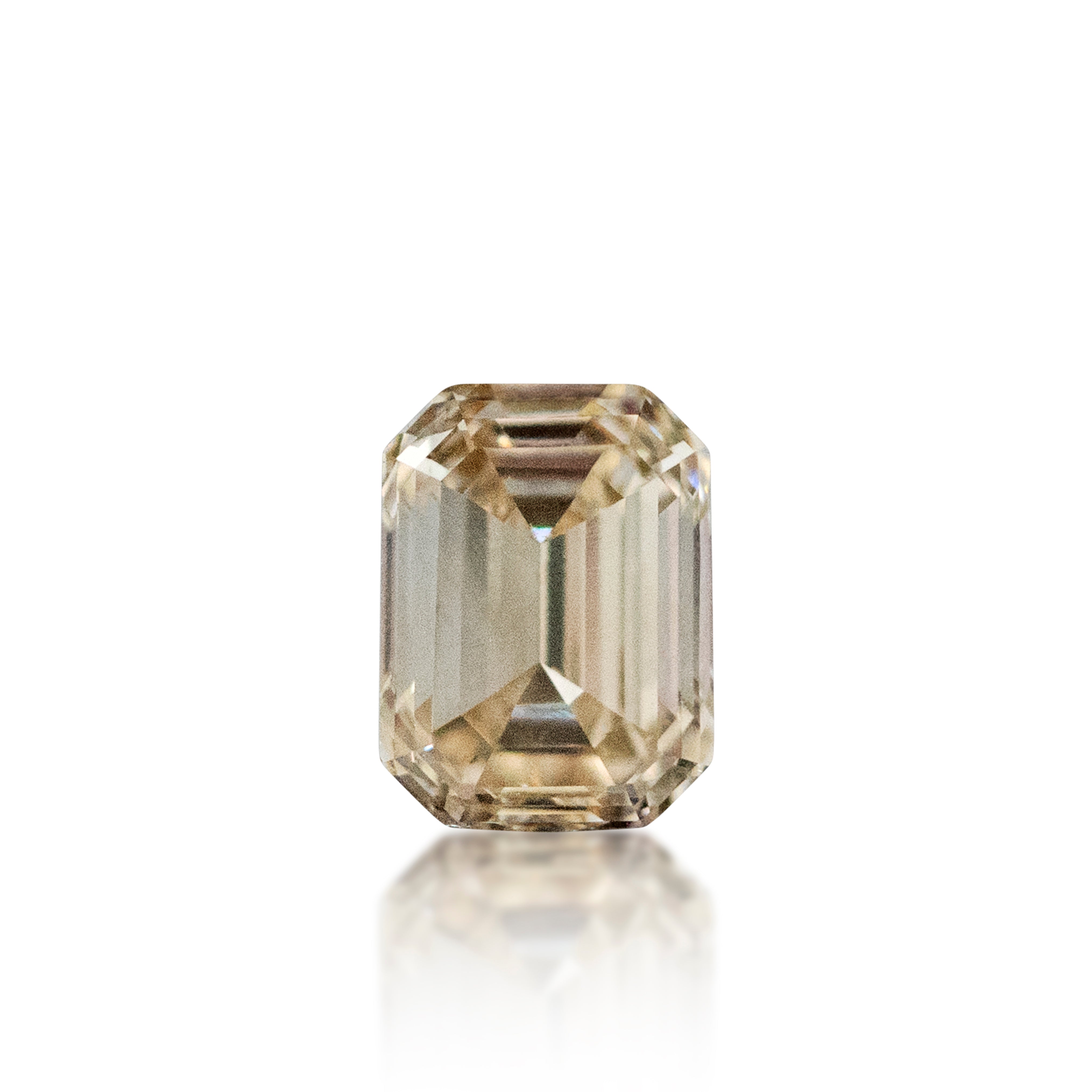 Argyle Australian Champagne Diamond — 0.73 ct Emerald | C2 Light Champagne