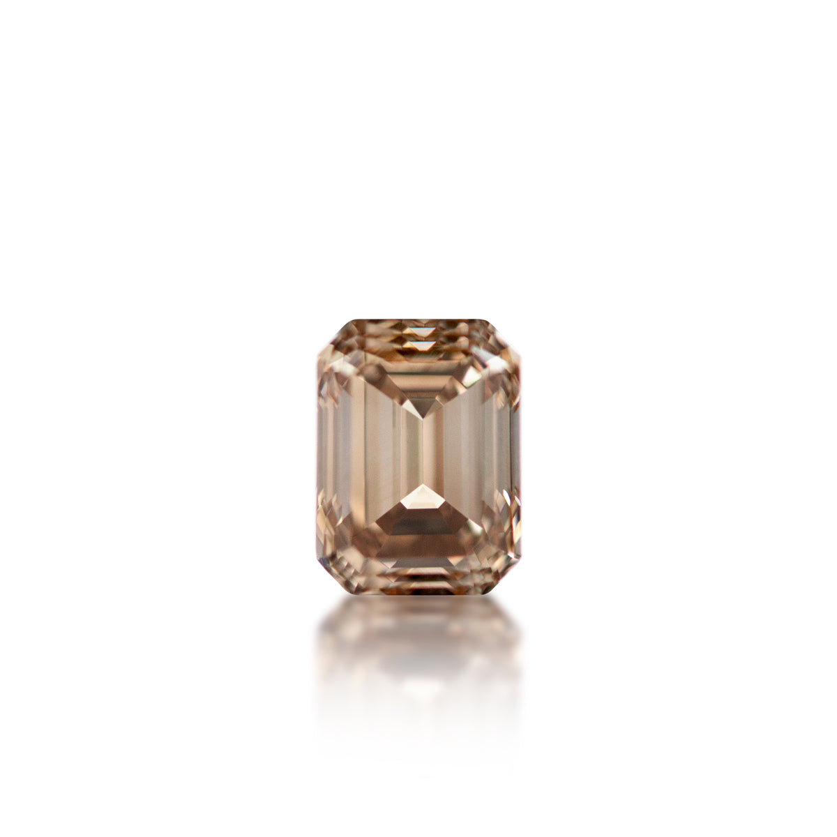 Australian Champagne Diamond | 1.01 ct Emerald Cut C3 | Loose Stone