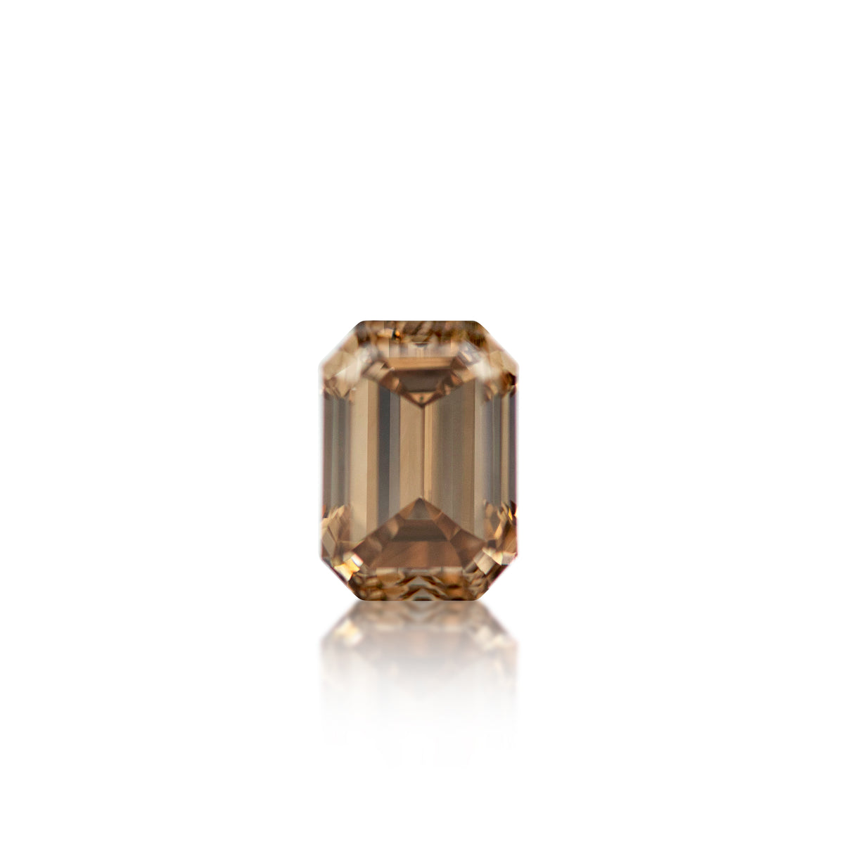 Australian Champagne Diamond | 1.51 ct Emerald Cut C5 | Loose Stone
