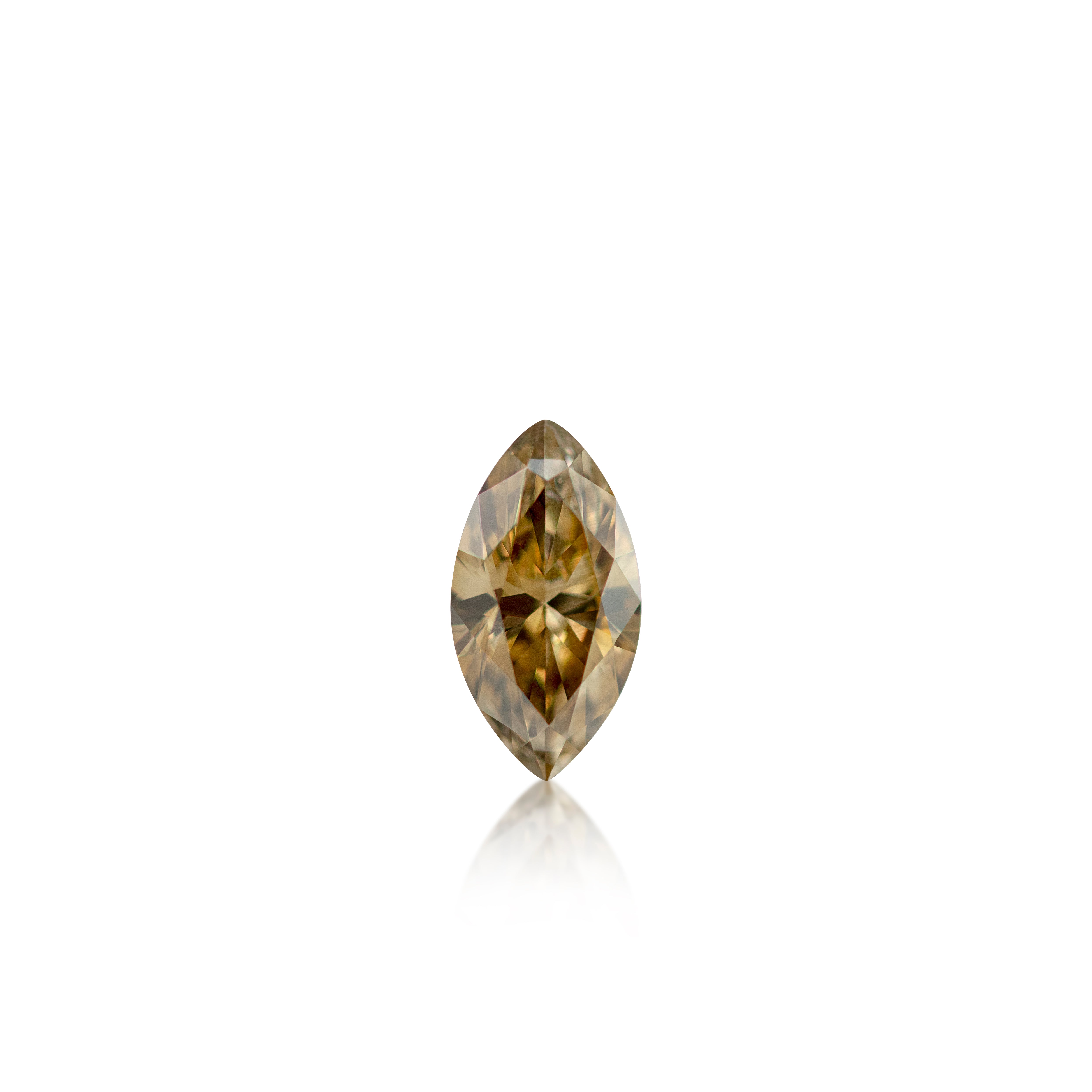 0.62ct Argyle Champagne Marquise Cut C4