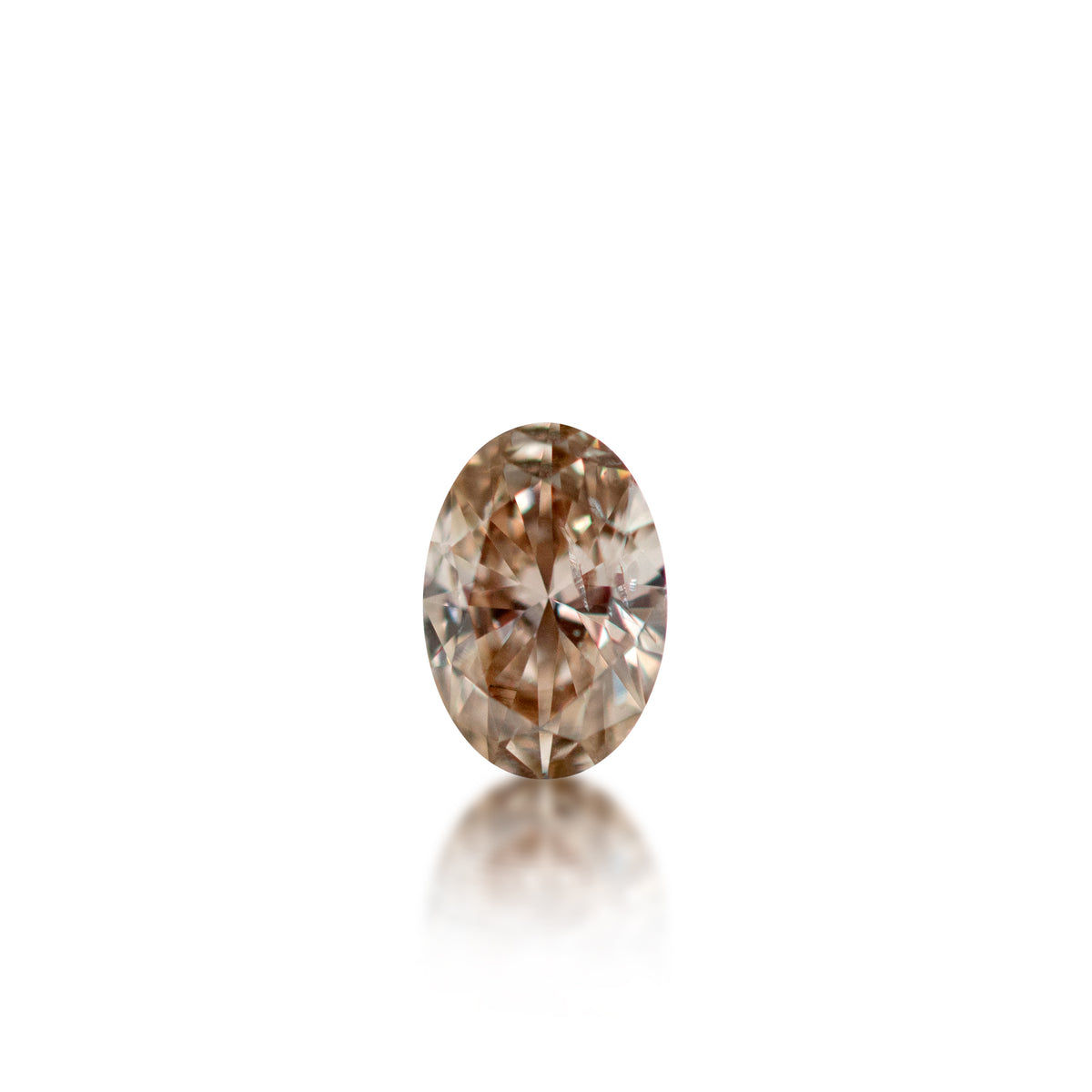Argyle Australian Champagne Diamond — 0.14 ct Oval | C2 -  Light Champagne