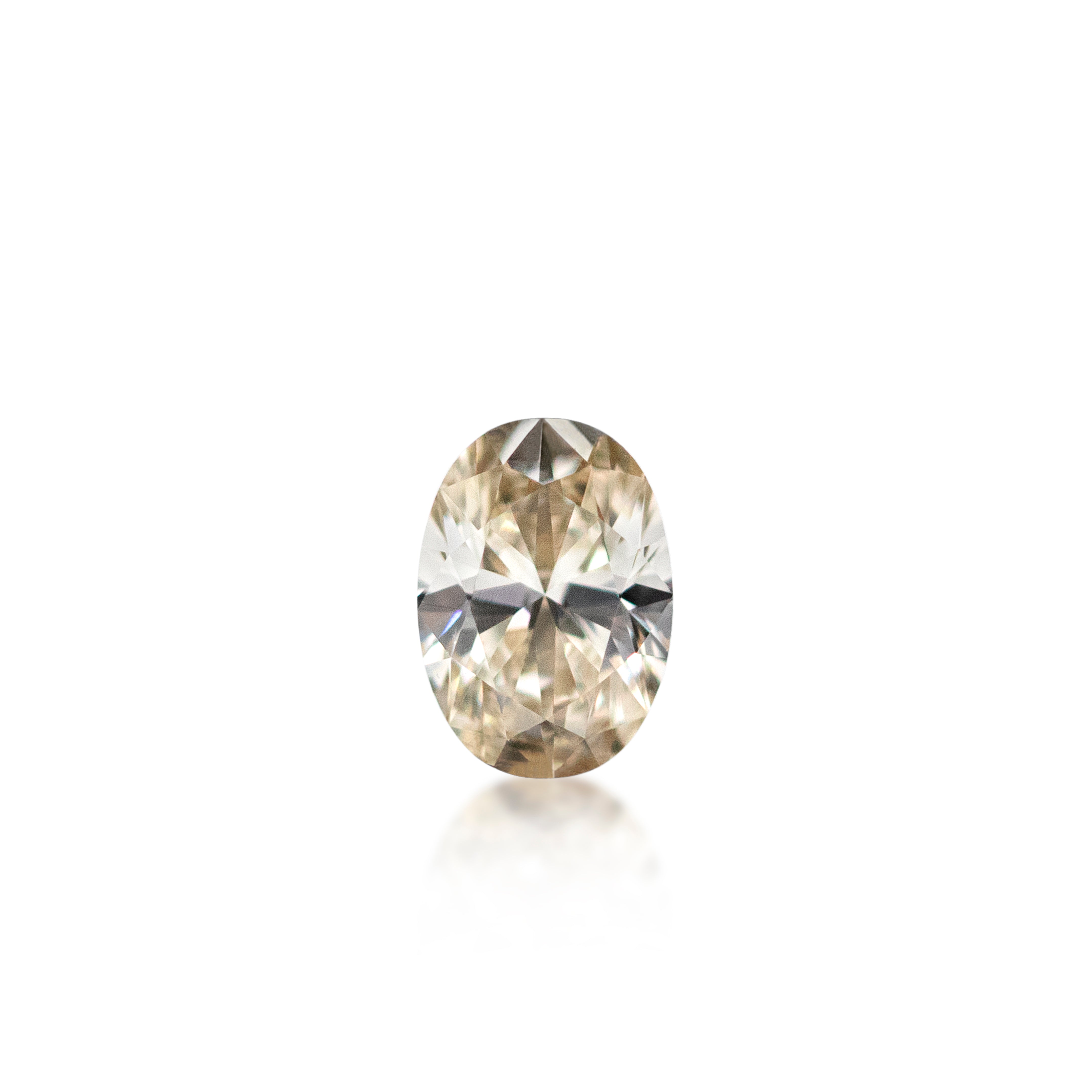 0.30 ct Argyle Champagne Oval Cut C1