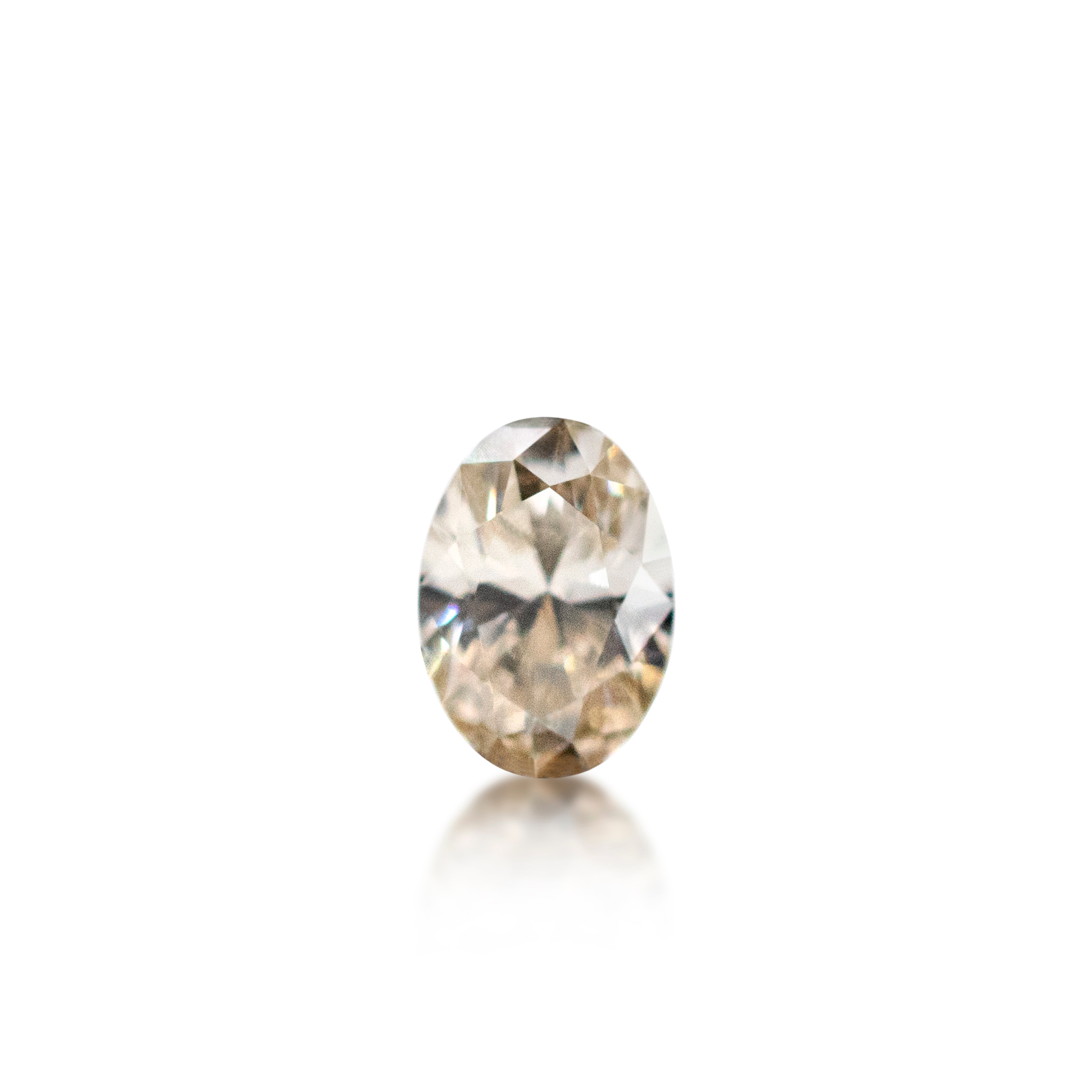 0.31 ct Argyle Champagne Oval Cut C1