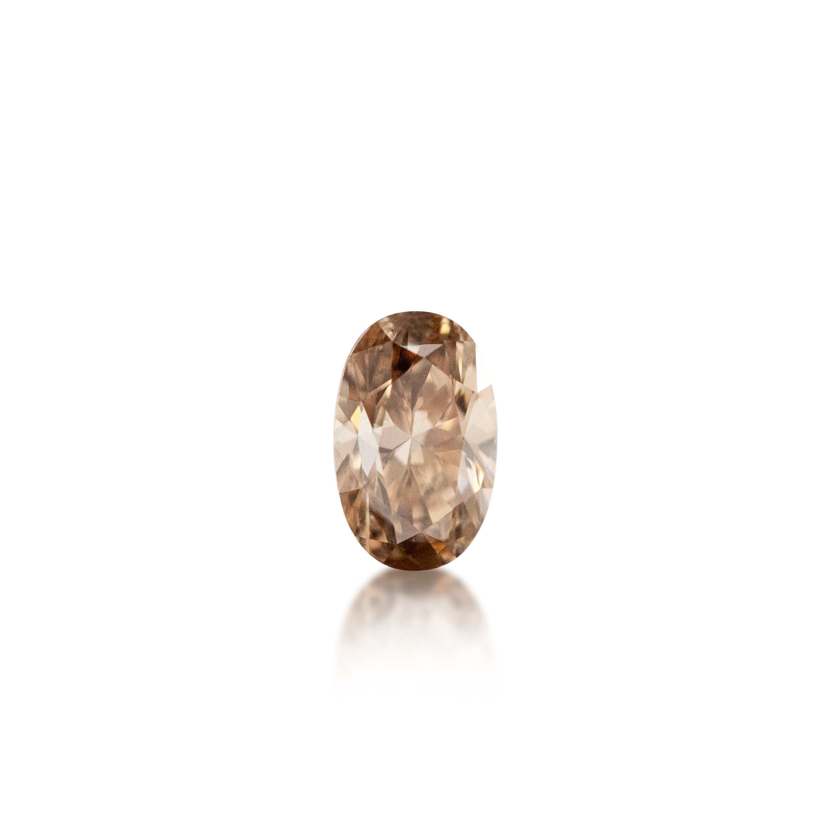 0.31ct Argyle Champagne Oval Cut C5