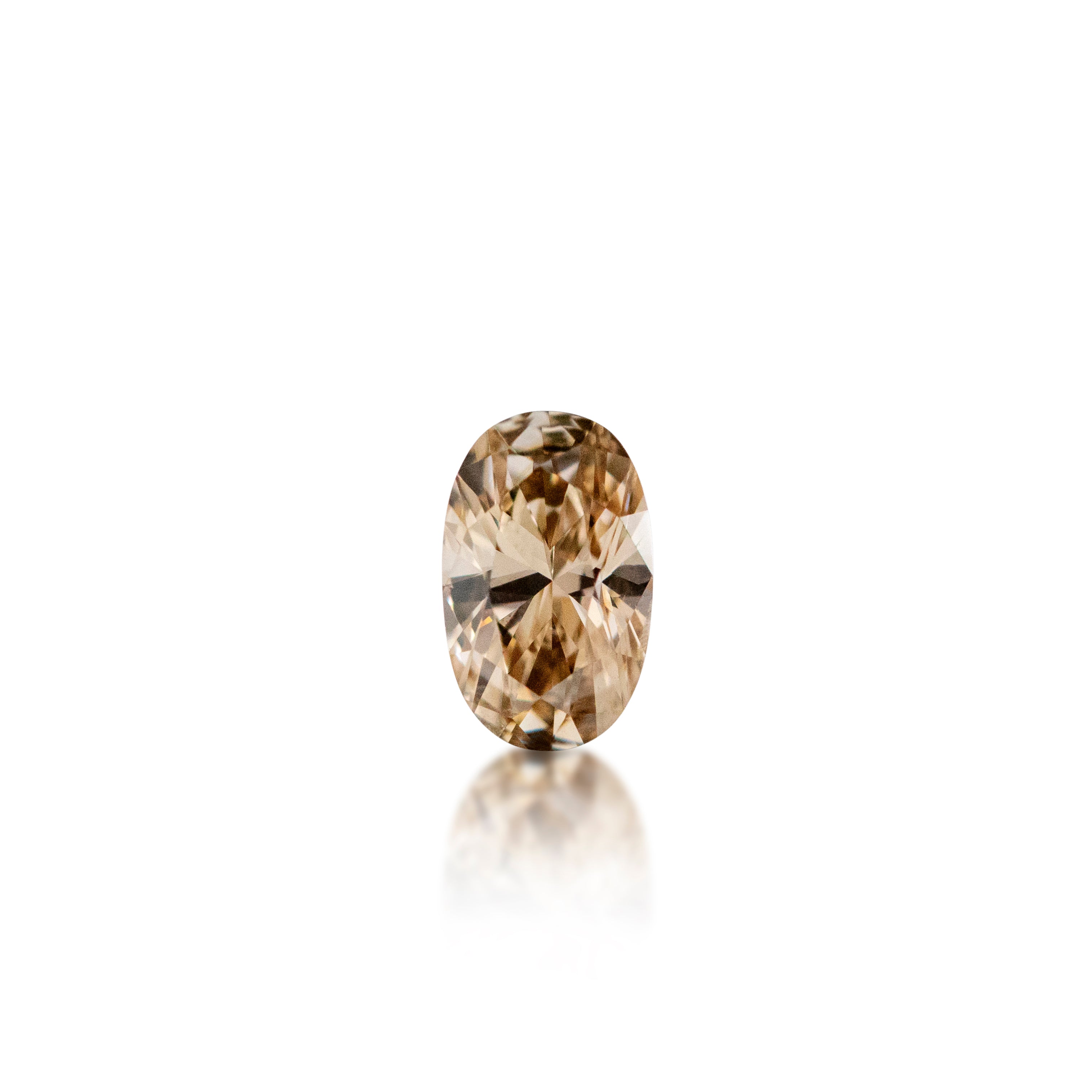 0.32ct Argyle Champagne Oval Cut C4