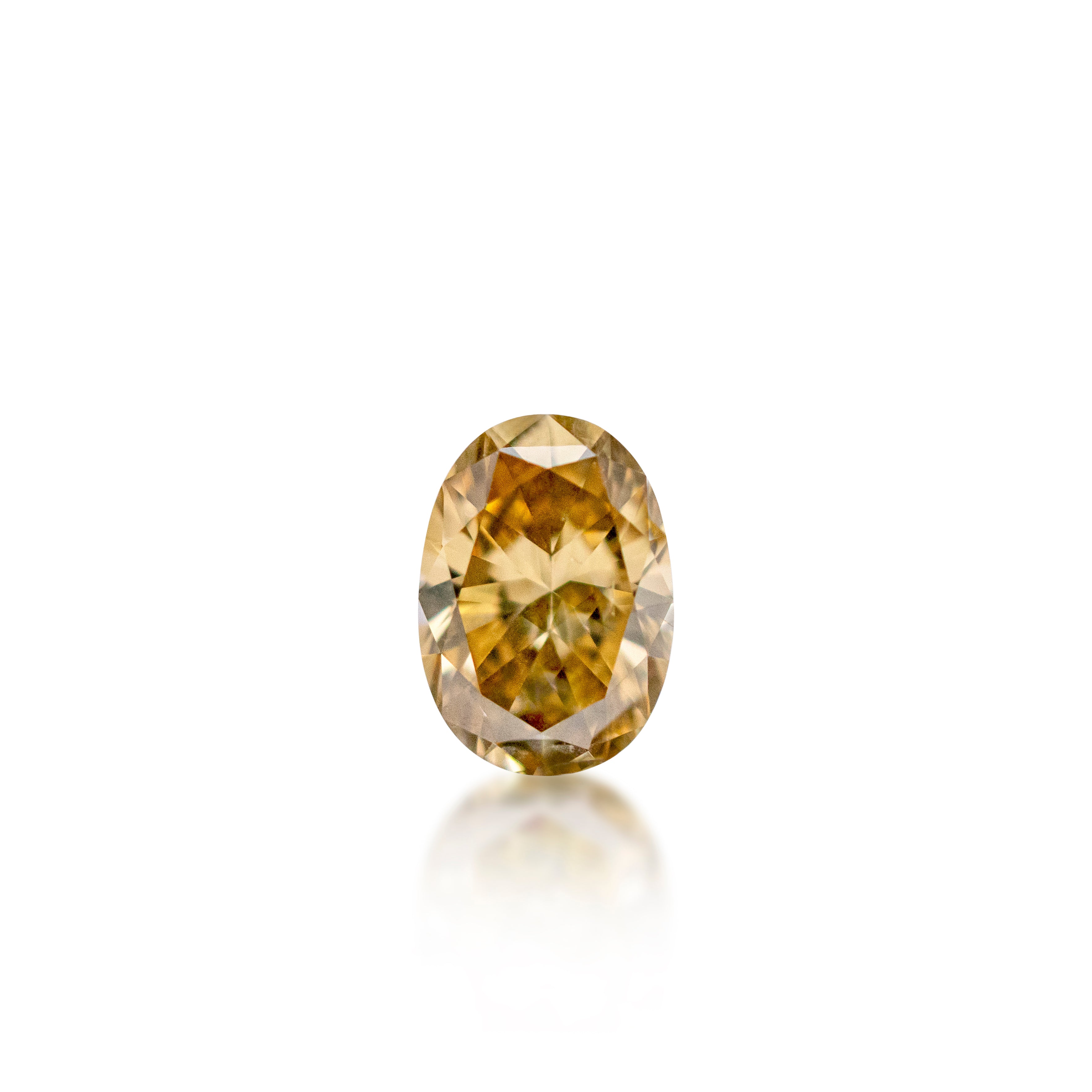 0.32ct Argyle Champagne Oval Cut C5