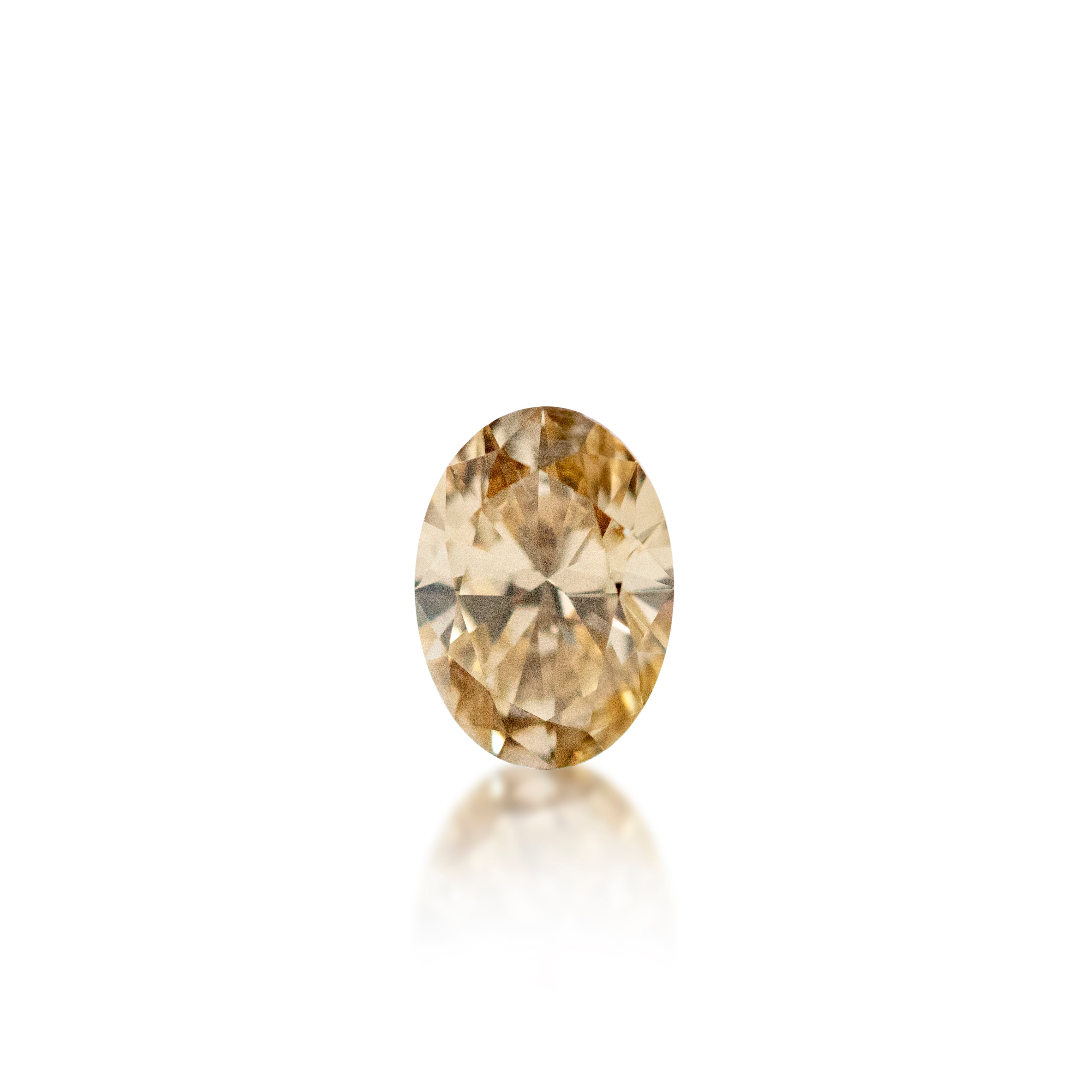 0.36ct Argyle Champagne Oval Cut C4