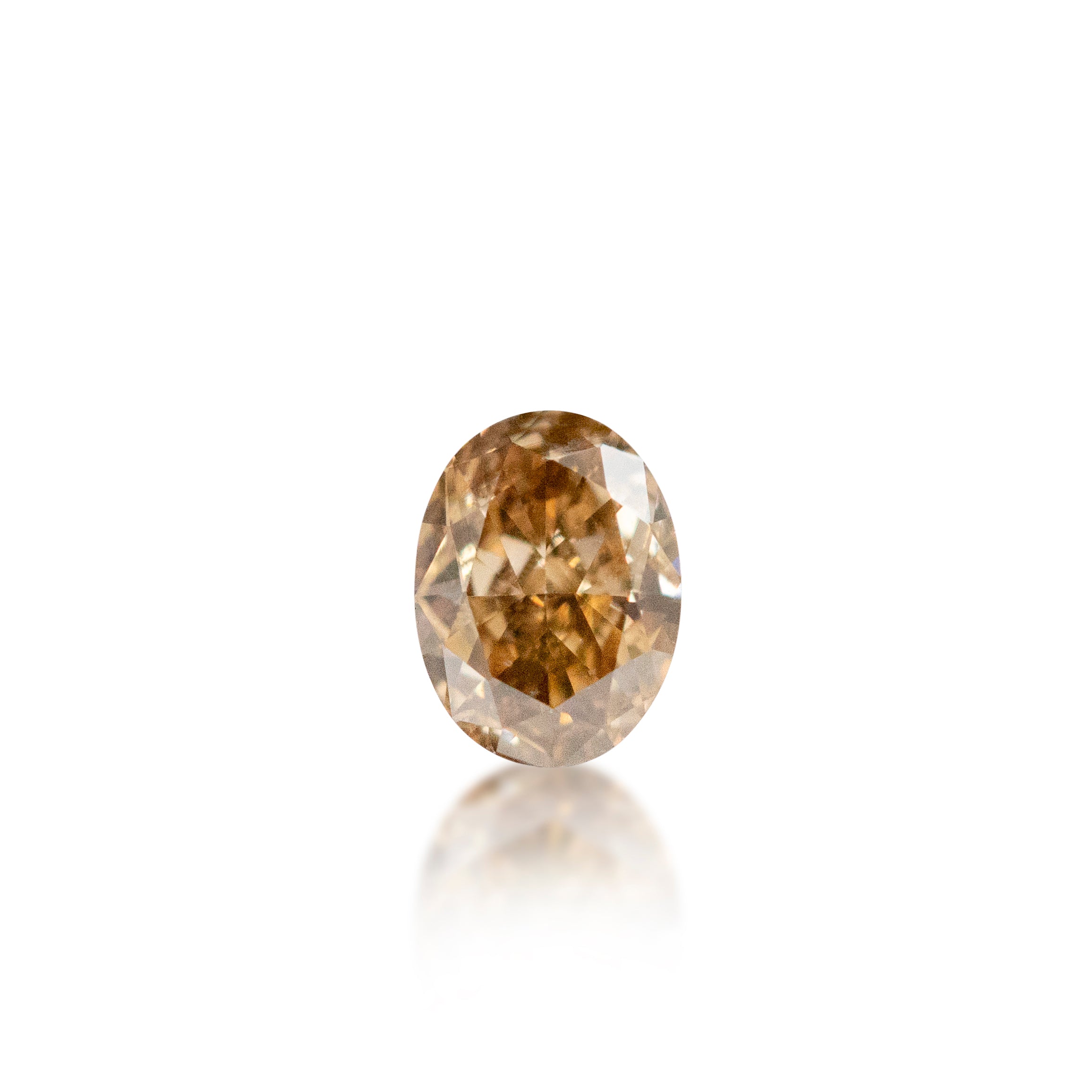 0.36ct Argyle Champagne Oval Cut C5