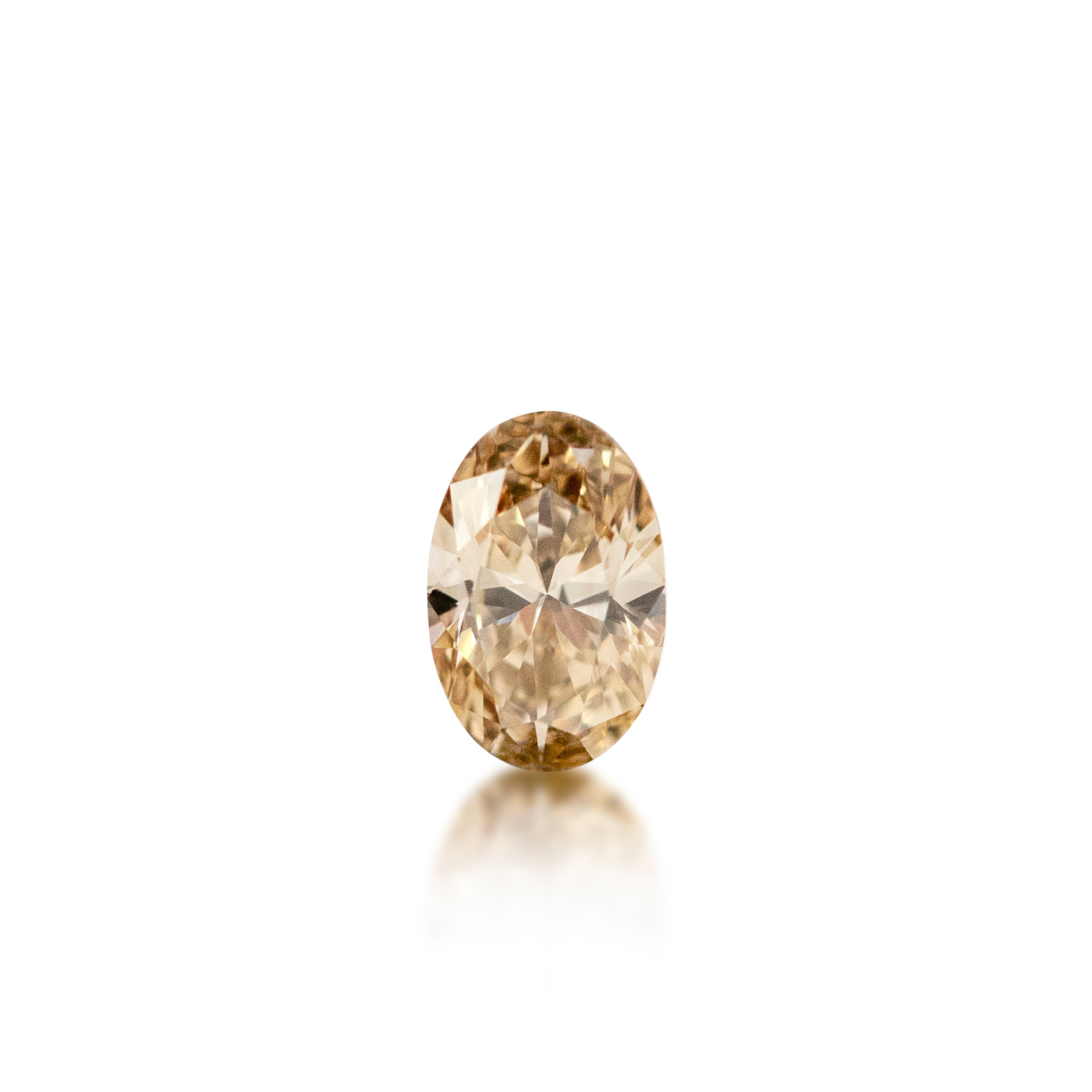 0.38ct Argyle Champagne Oval Cut C5