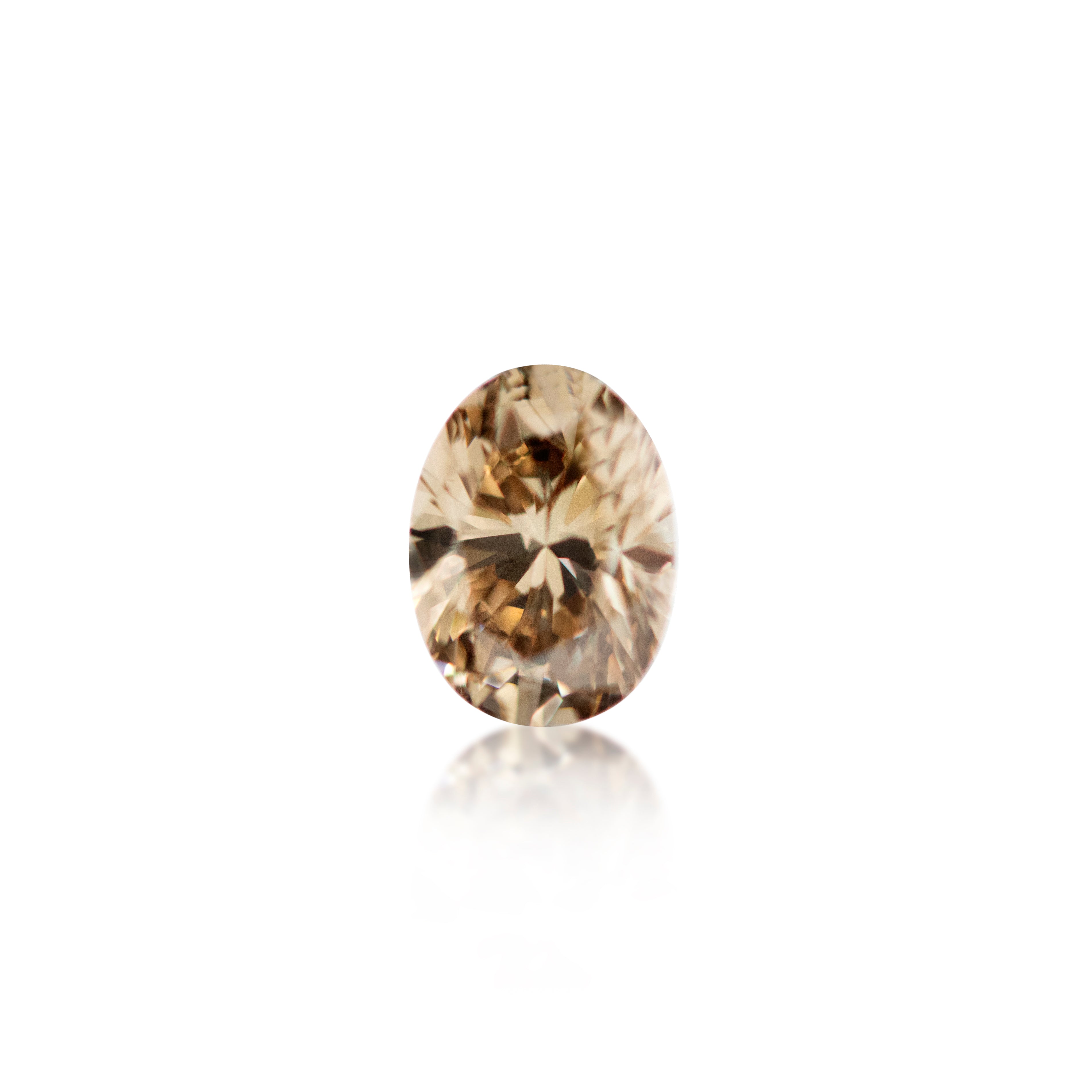 0.50ct Argyle Champagne Oval Cut C4