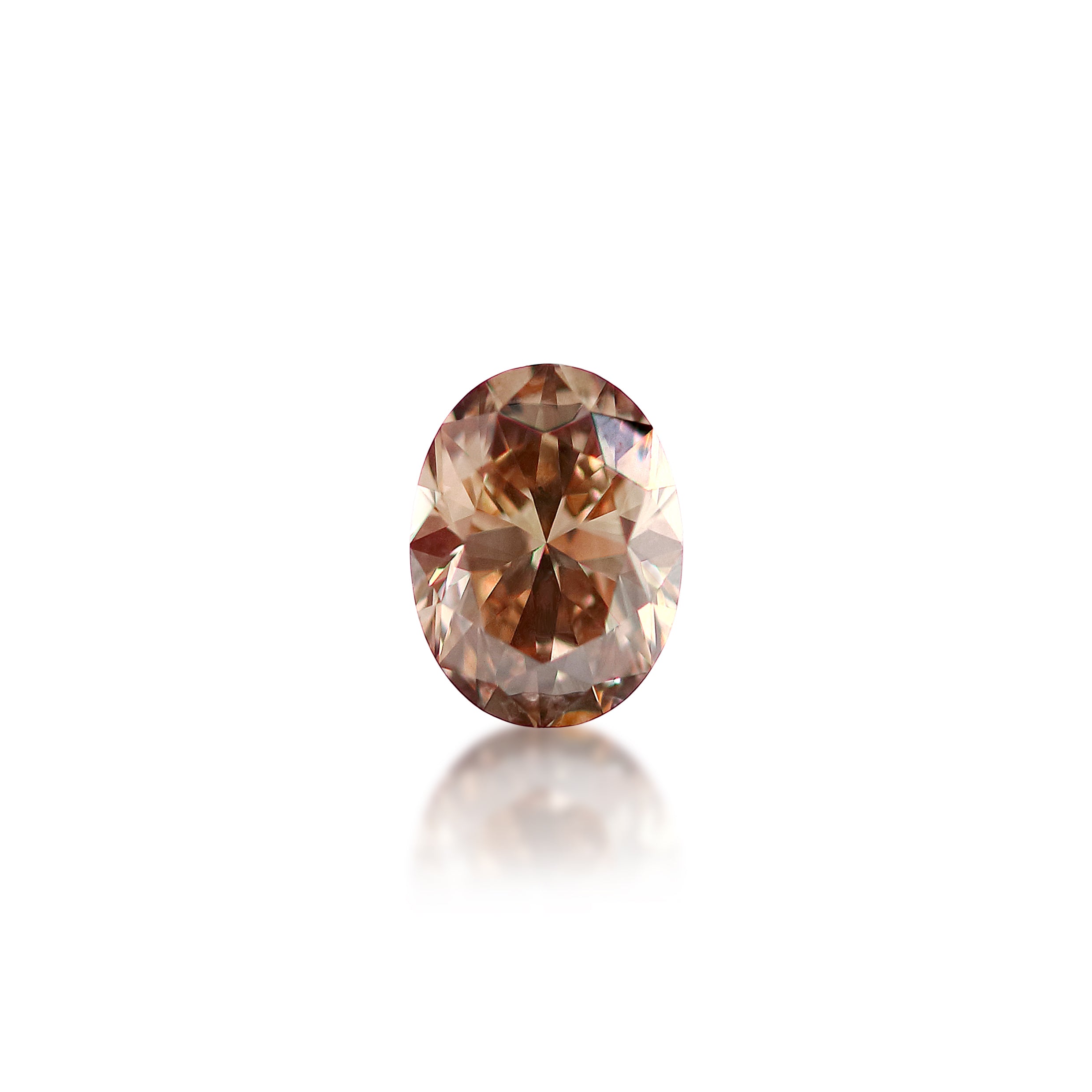 0.50ct Argyle Champagne Oval Cut C6
