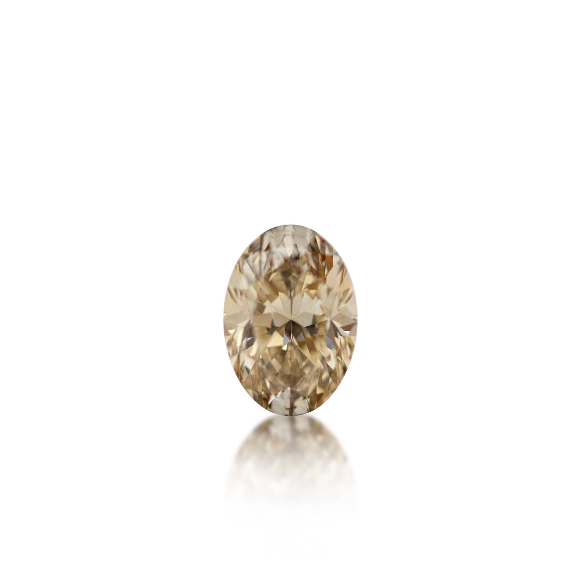 Australian Champagne Diamond | 1.02 ct Oval Cut C3 | Loose Stone