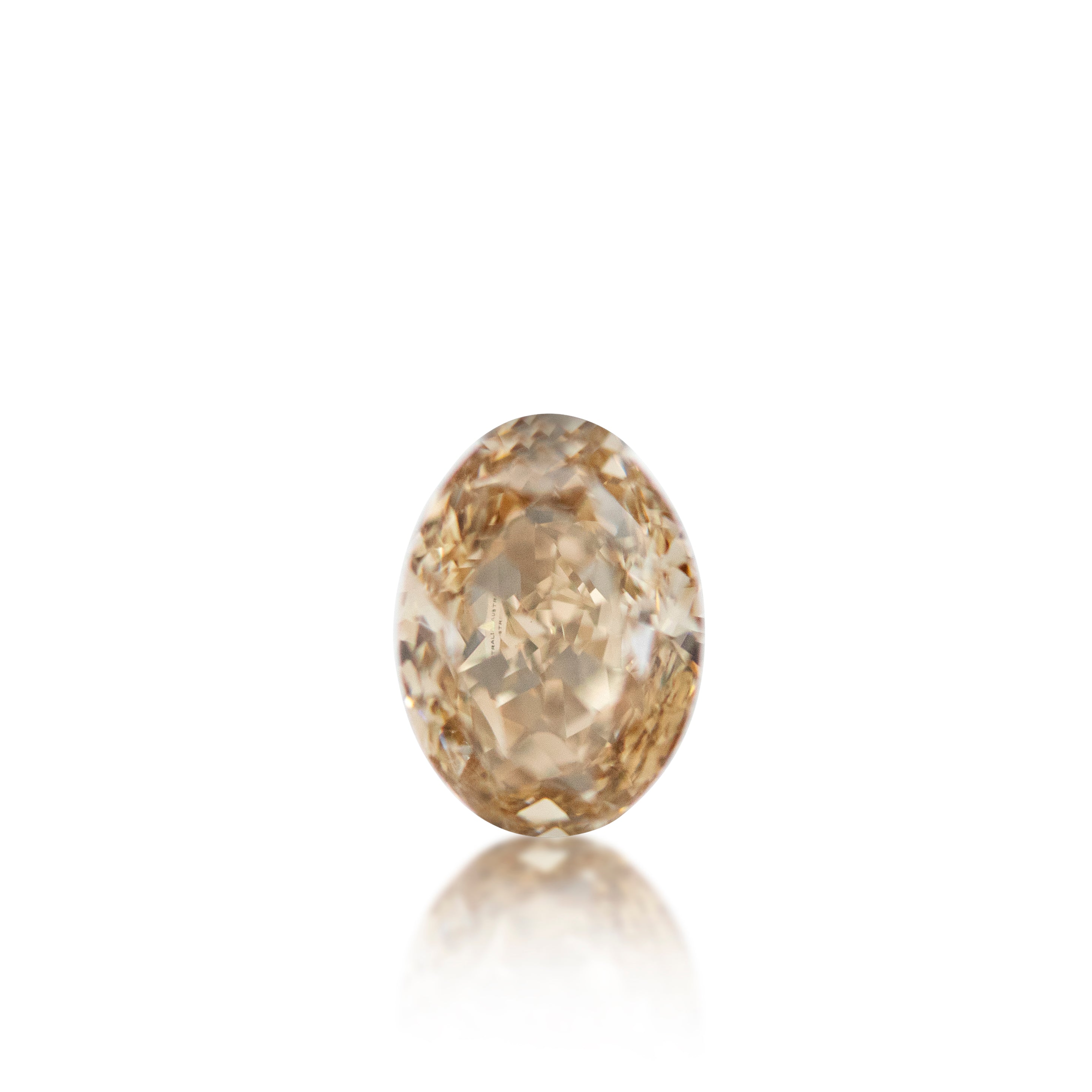 1.16 ct Argyle Champagne Oval Cut C4