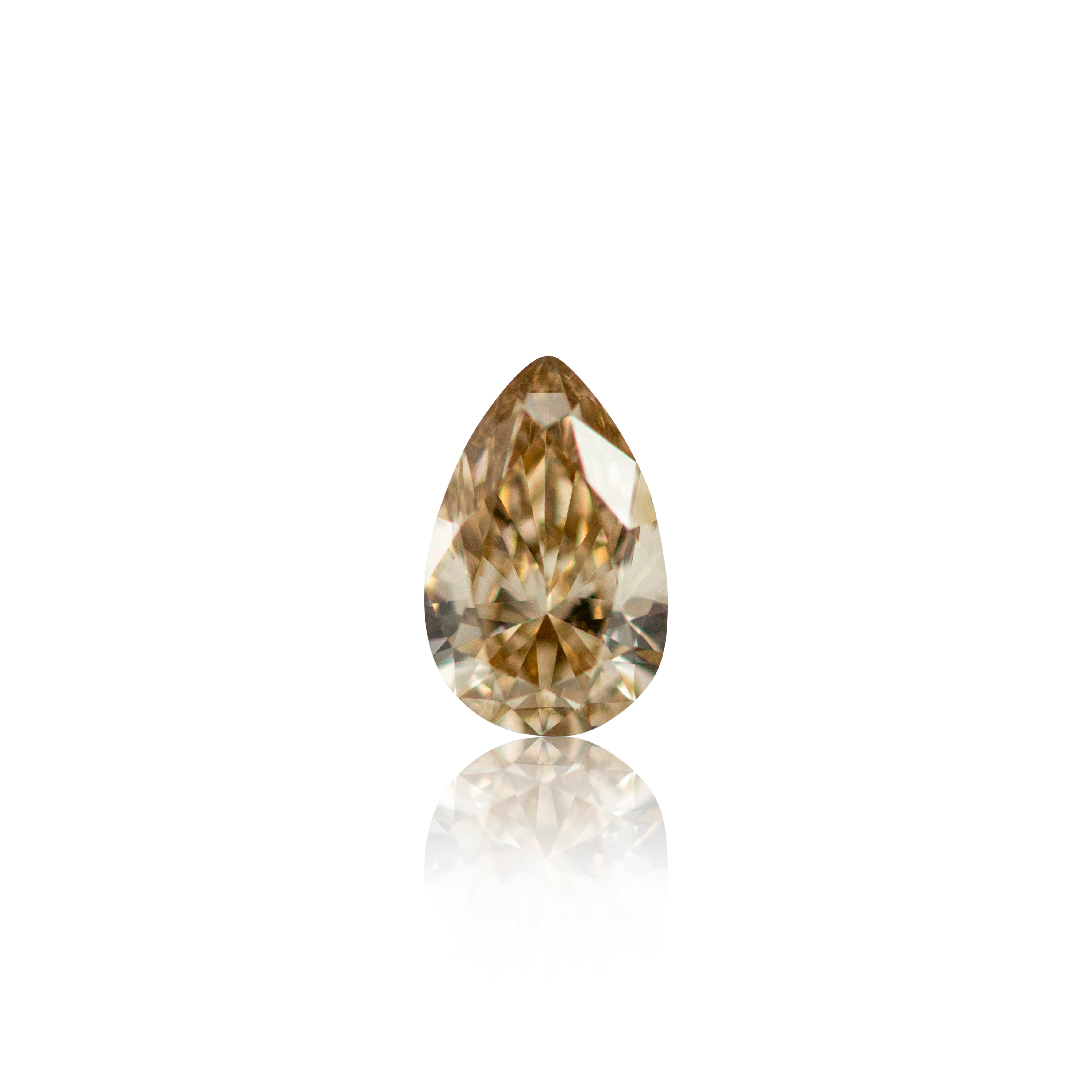 0.30ct Argyle Champagne Pear Cut C2