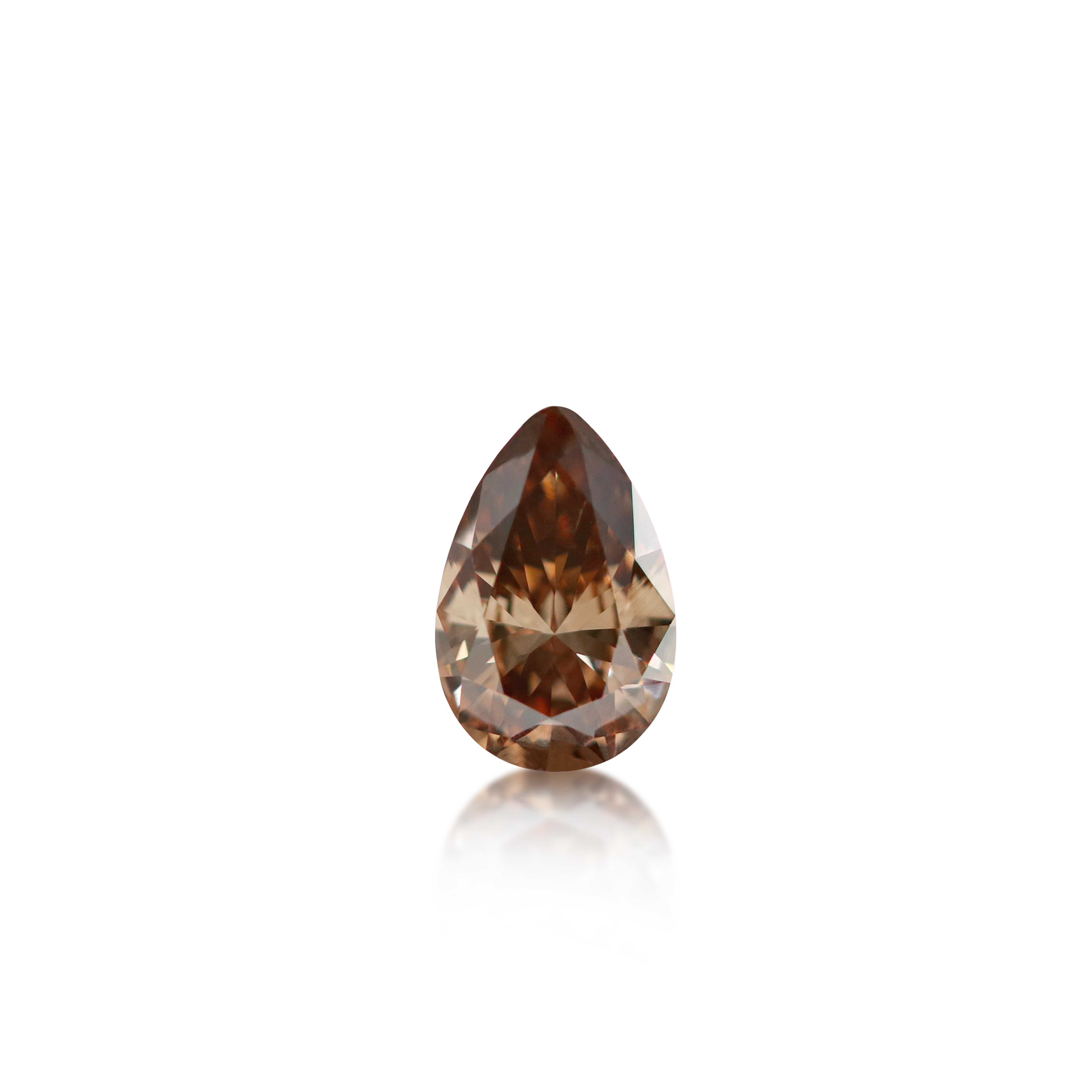 0.60 ct Argyle Champagne Pear Cut C7