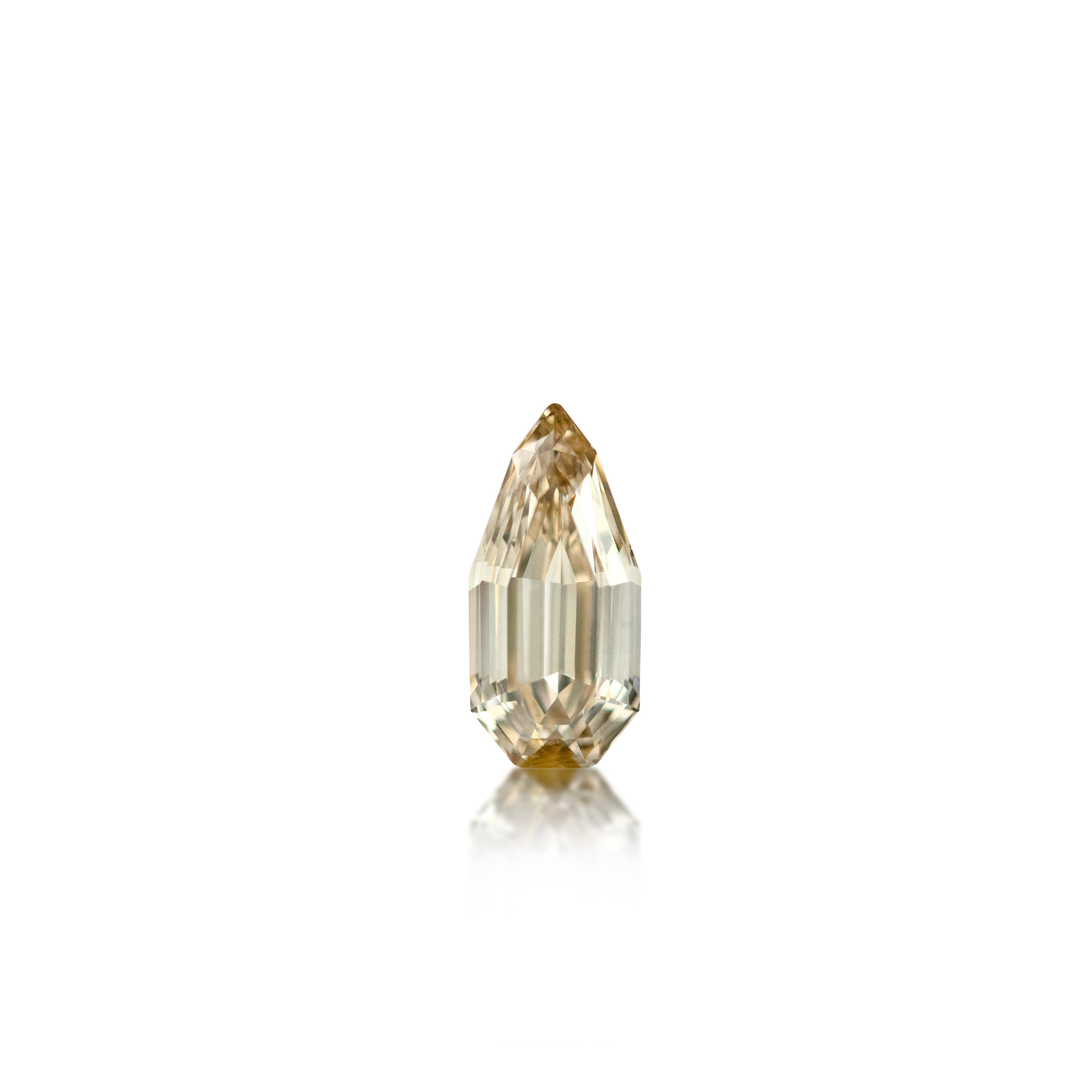 0.80 ct Argyle Champagne Step Pear C2