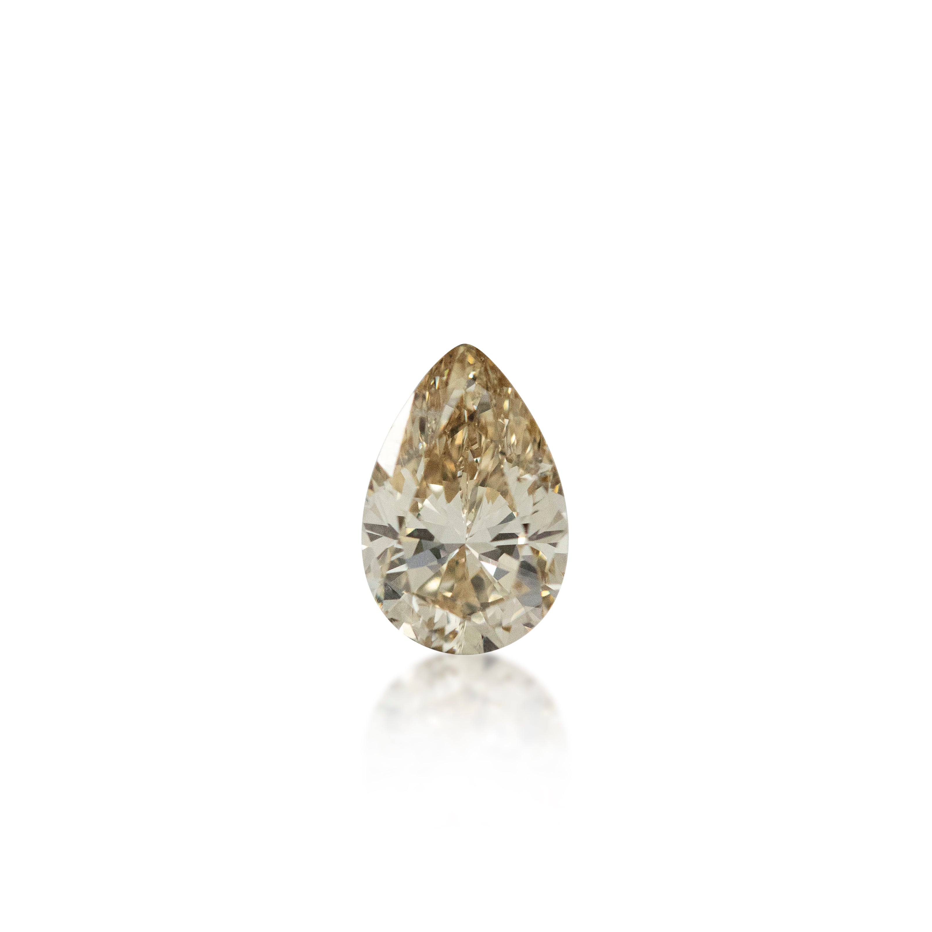 1.01ct Argyle Champagne Pear Cut C2